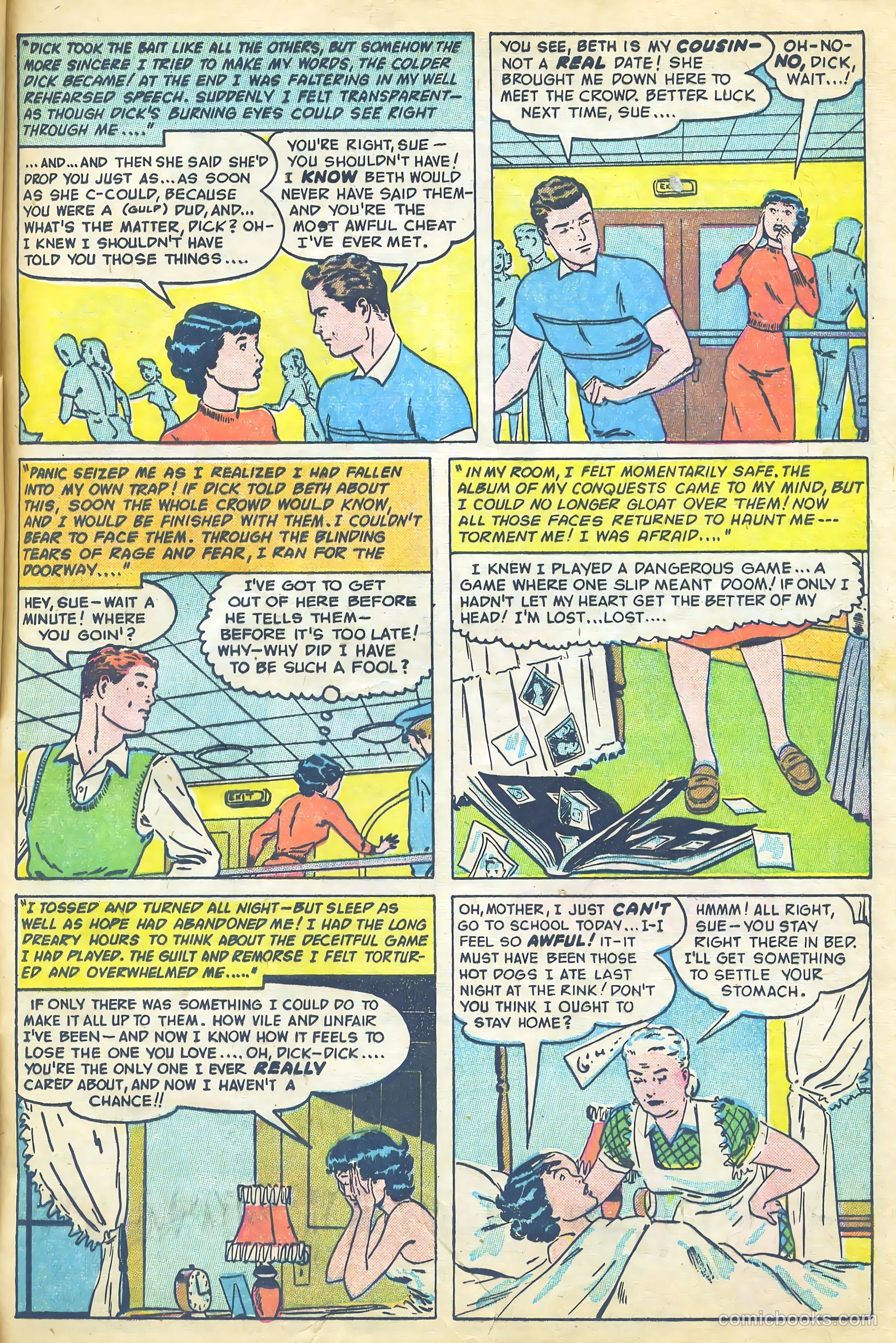 Teen-Age Diary Secrets #8 (1950) — page 26 of 38