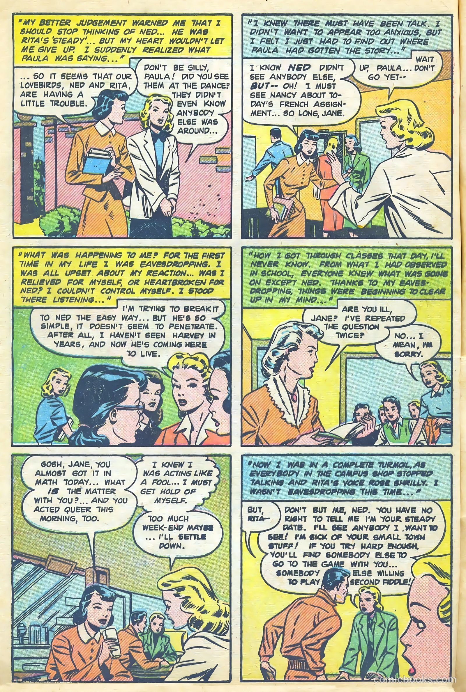 Teen-Age Diary Secrets #8 (1950) — page 29 of 38