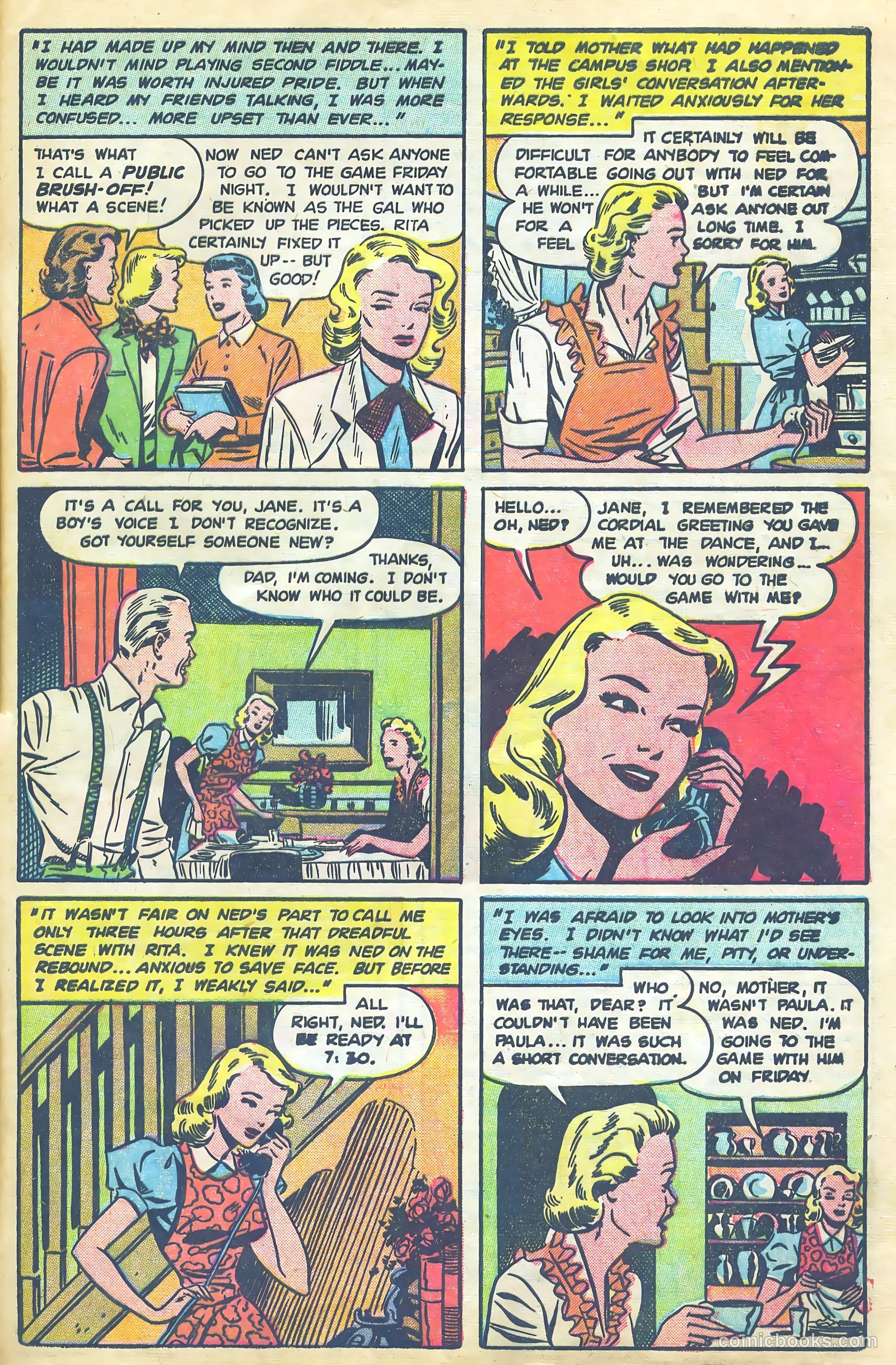 Teen-Age Diary Secrets #8 (1950) — page 30 of 38