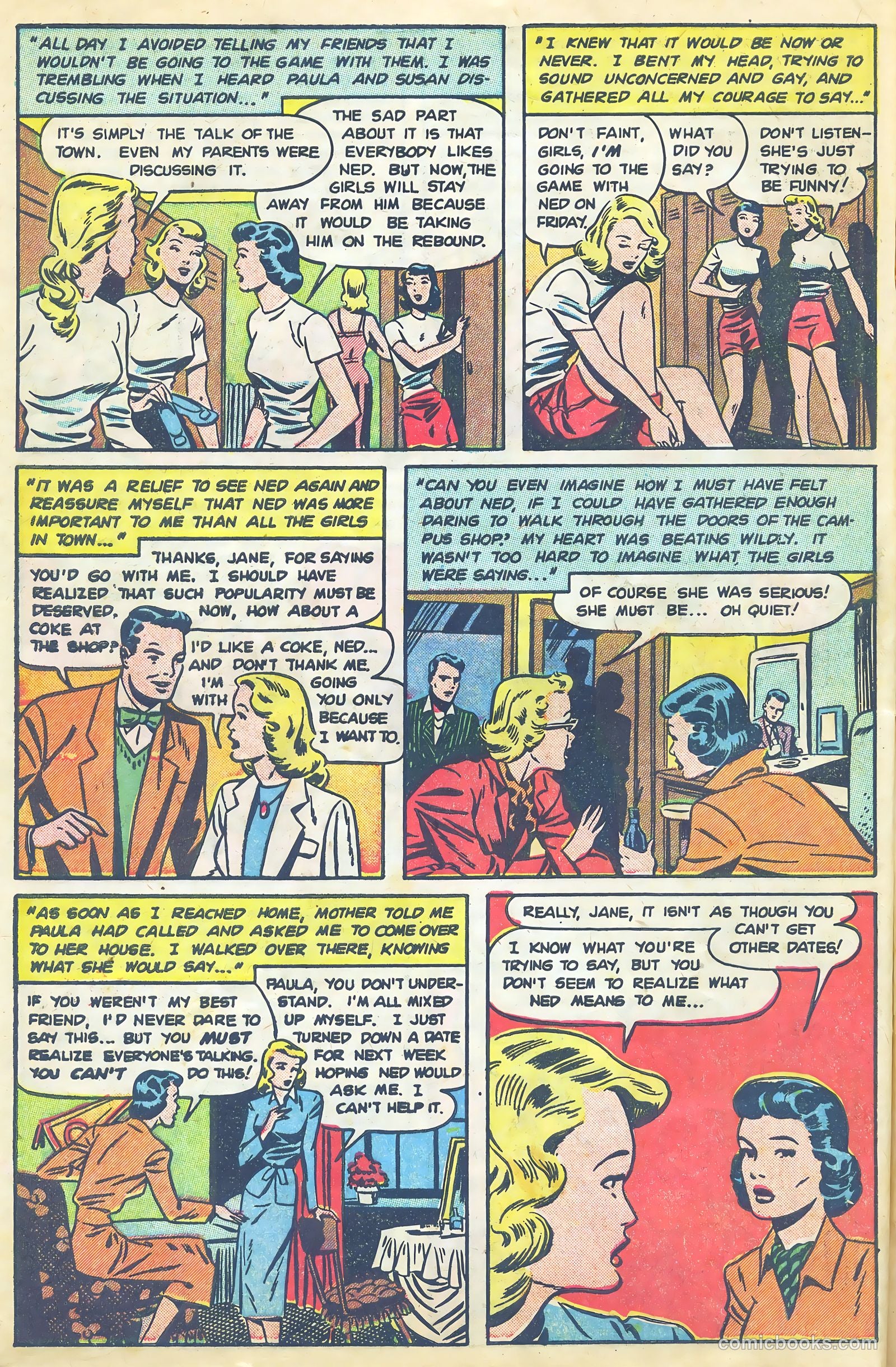 Teen-Age Diary Secrets #8 (1950) — page 31 of 38