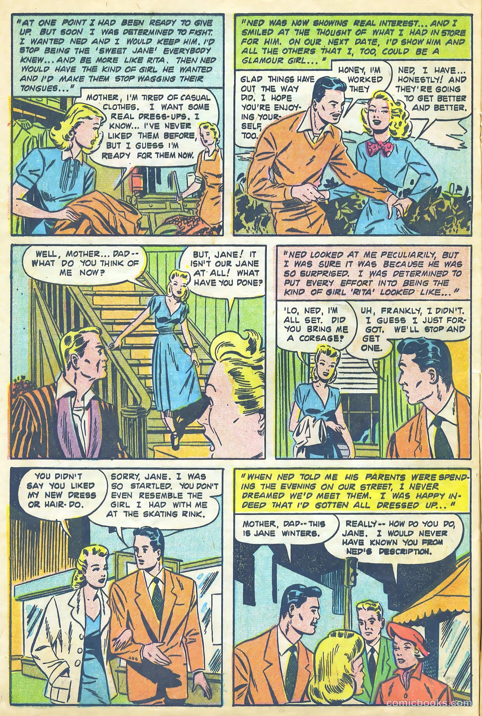 Teen-Age Diary Secrets #8 (1950) — page 33 of 38