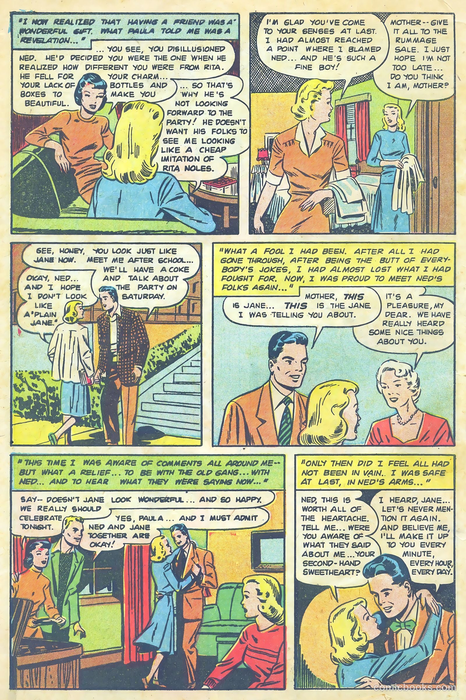 Teen-Age Diary Secrets #8 (1950) — page 35 of 38
