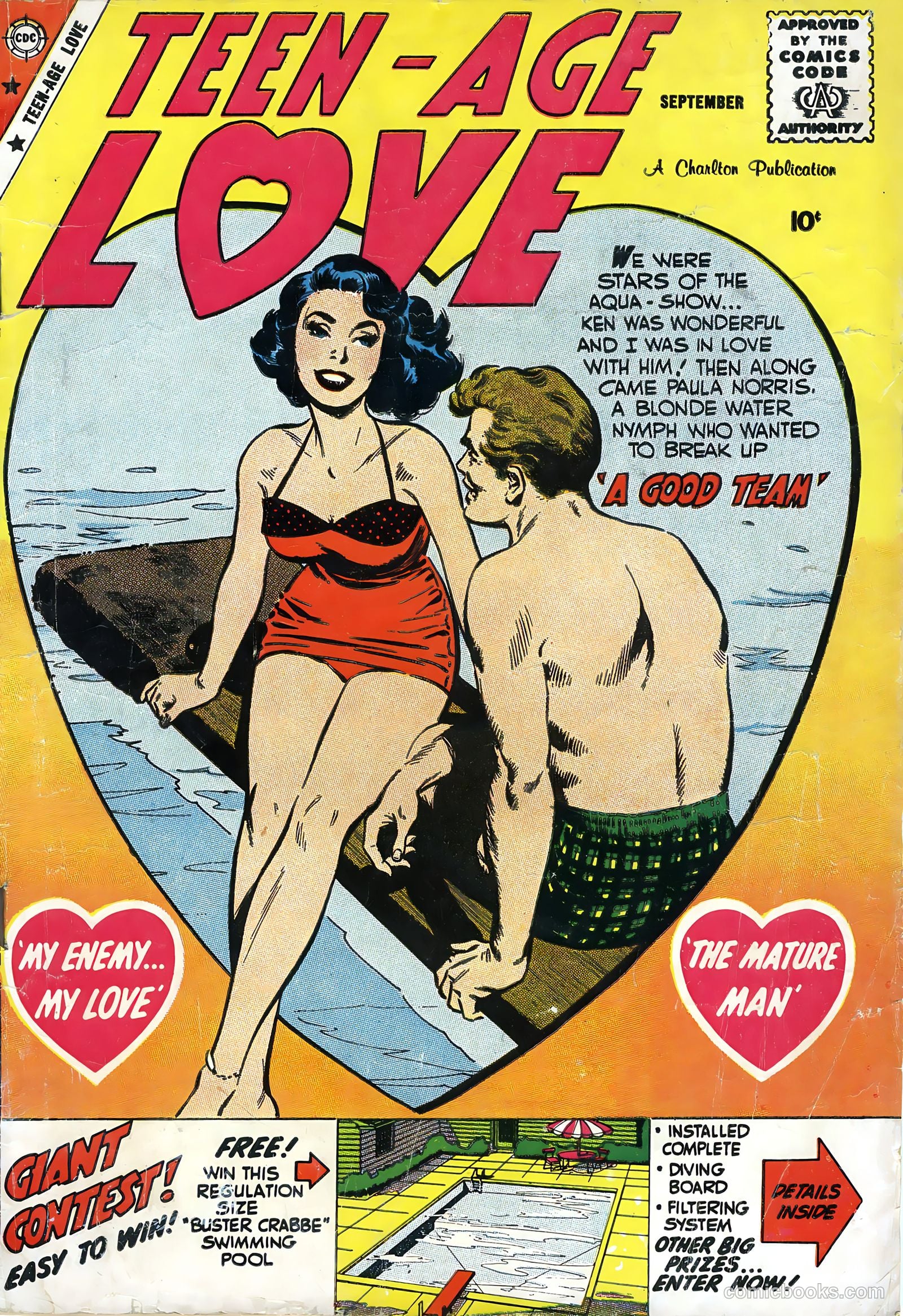 Teen-Age Love #10 (1959) — page 1 of 36