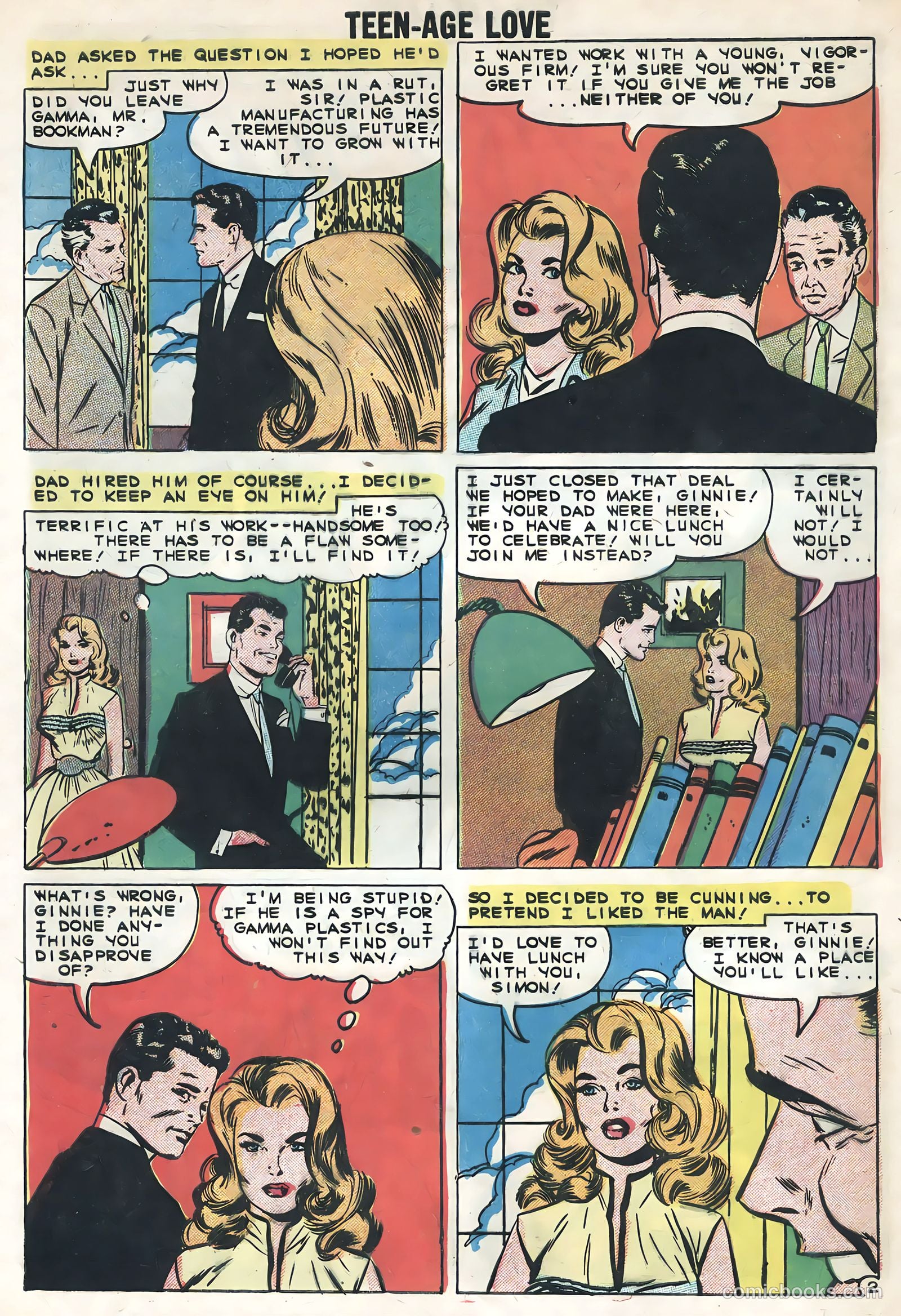 Teen-Age Love #10 (1959) — page 28 of 36