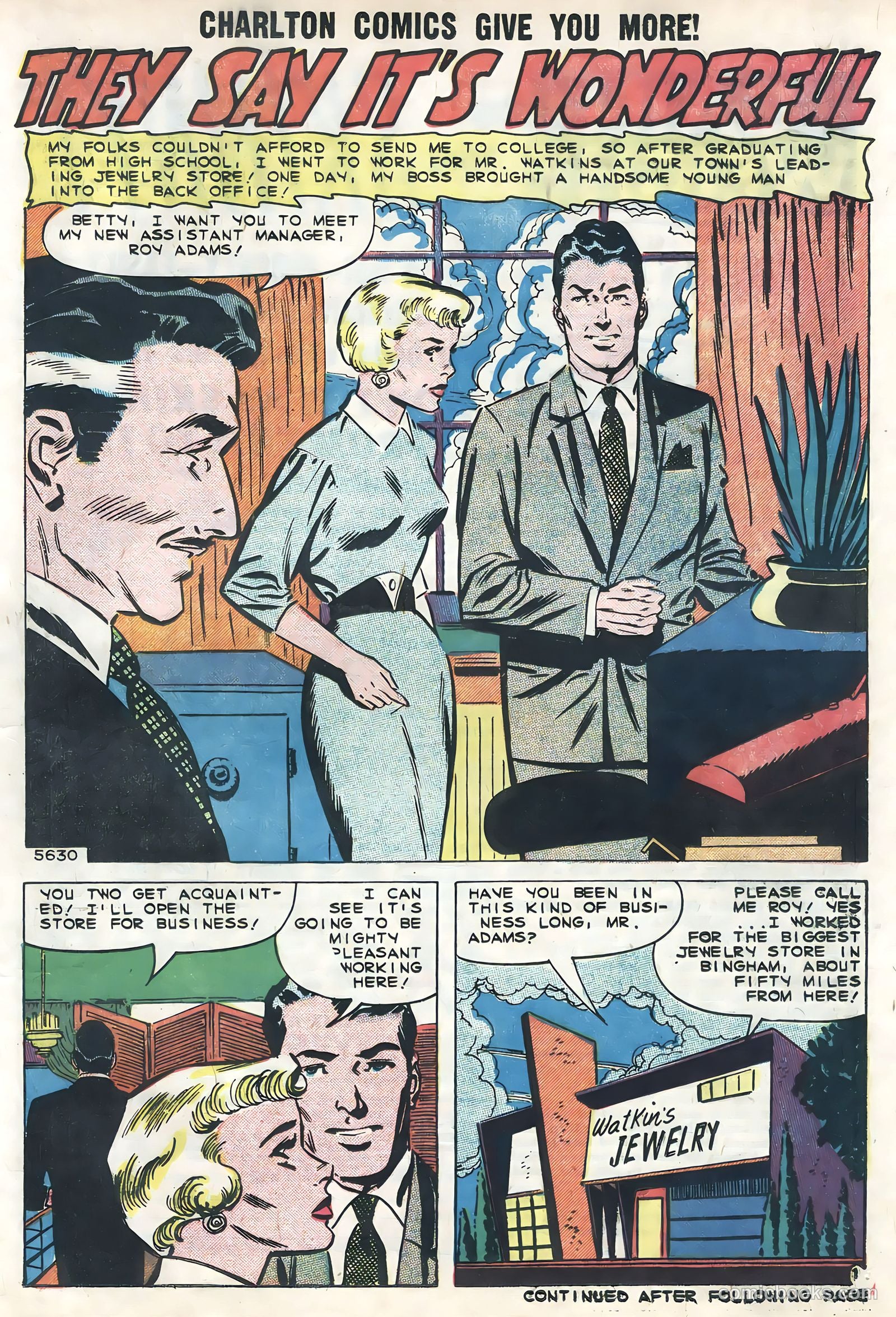Teen-Age Love #11 (1959) — page 21 of 36