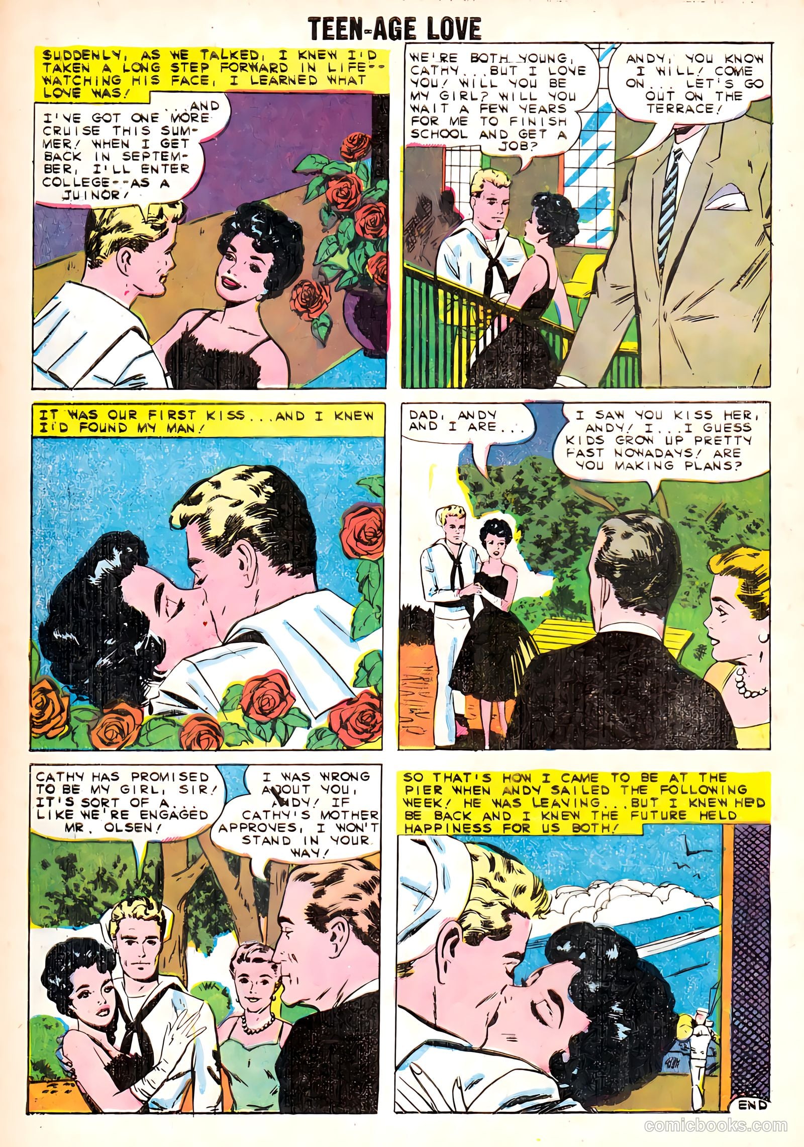 Teen-Age Love #12 (1960) — page 8 of 36