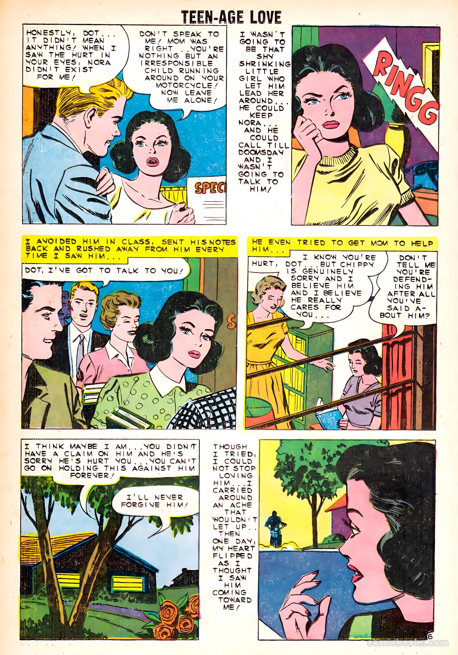 Teen-Age Love #12 (1960) — page 16 of 36