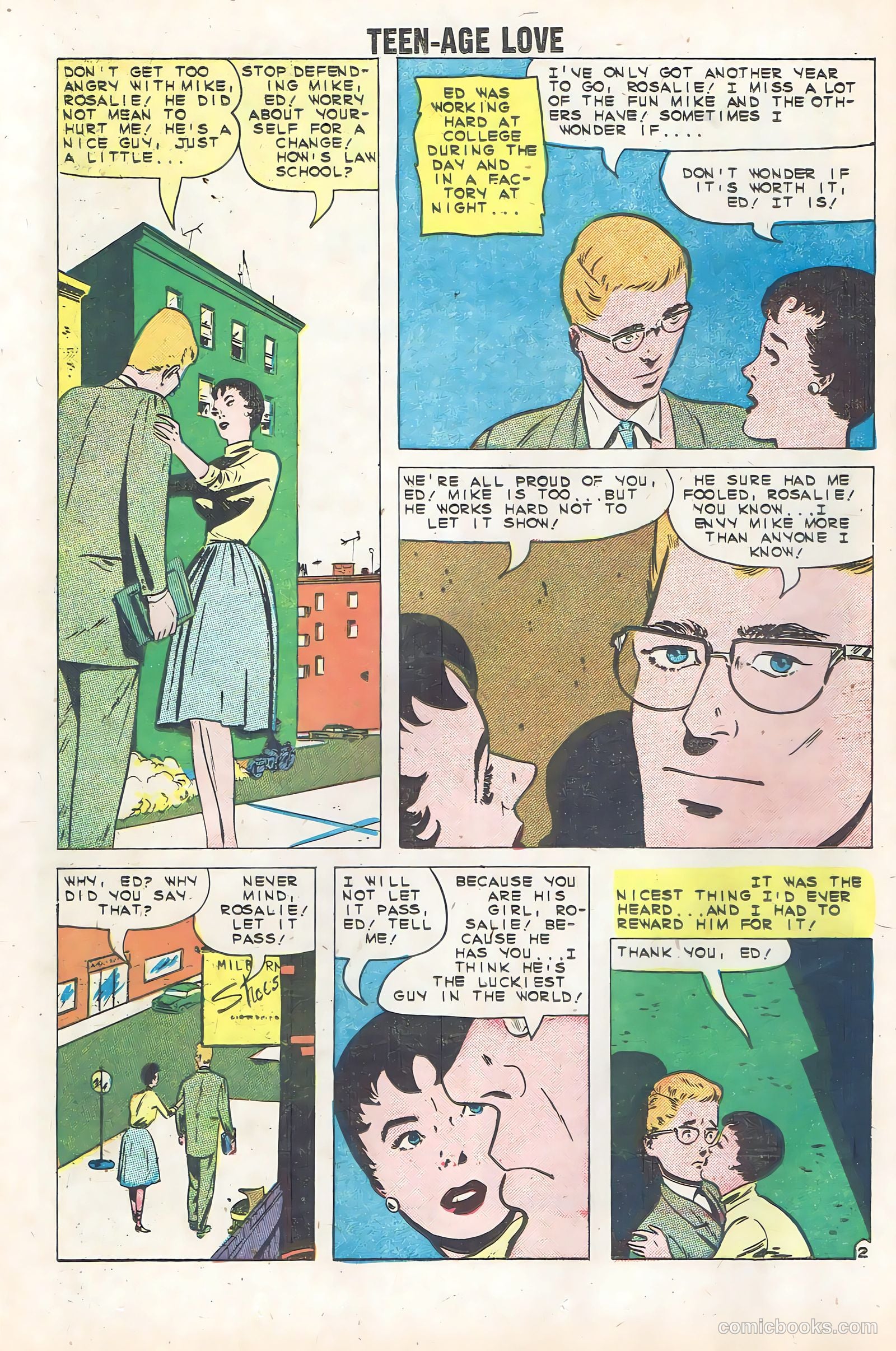 Teen-Age Love #13 (1960) — page 16 of 36