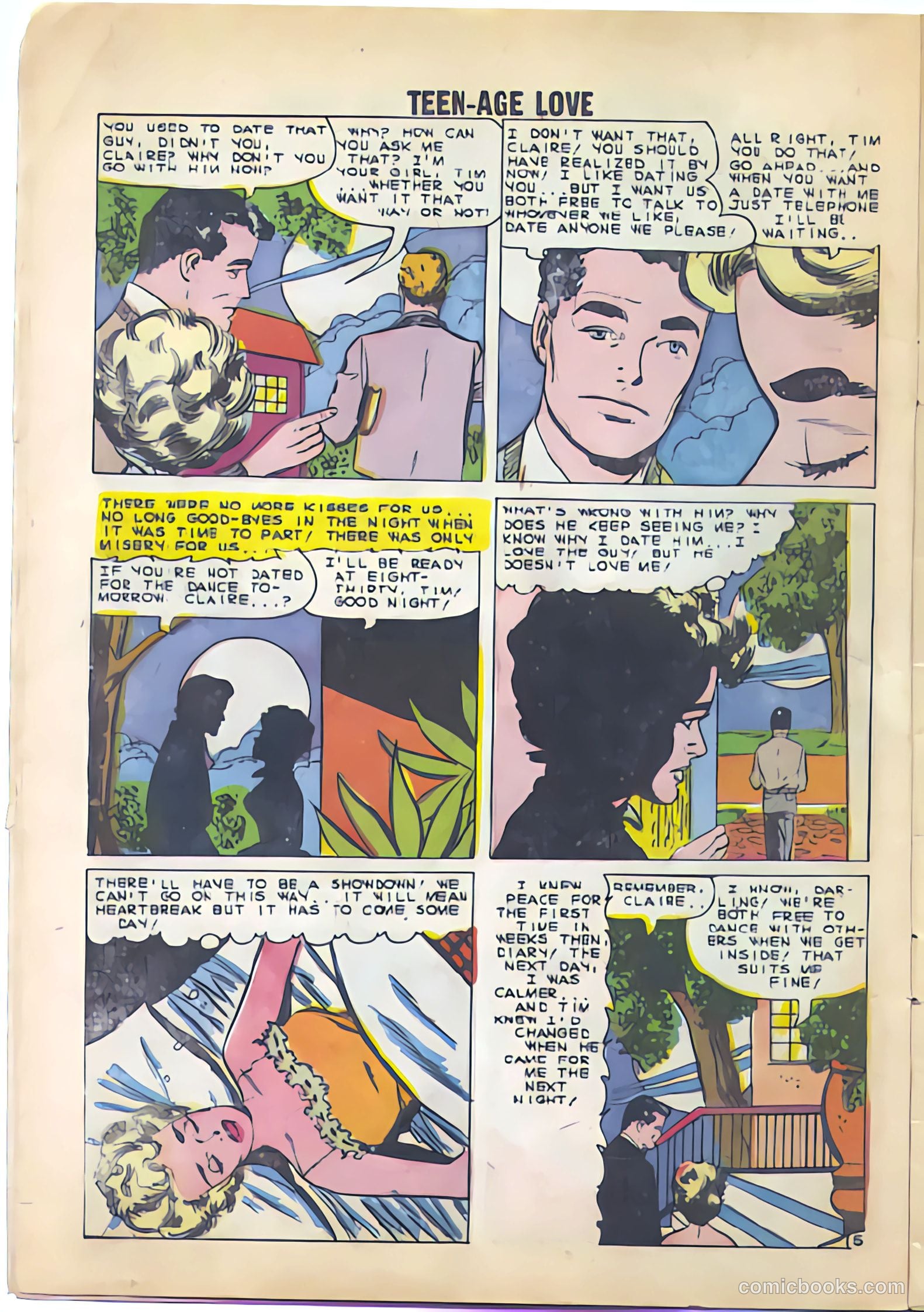Teen-Age Love #14 (1960) — page 8 of 36