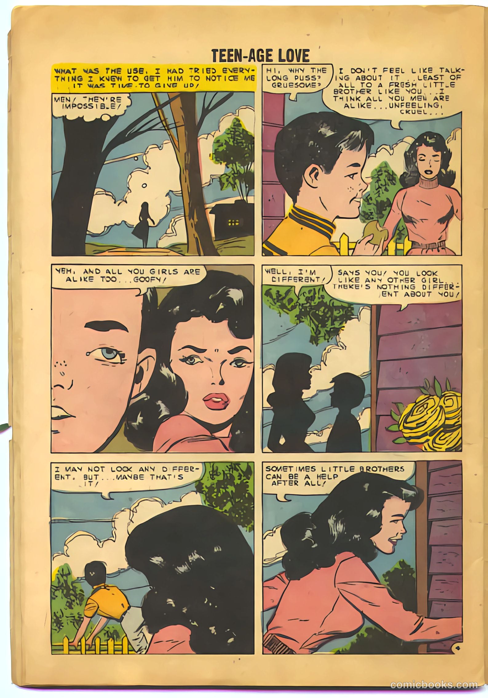 Teen-Age Love #14 (1960) — page 32 of 36