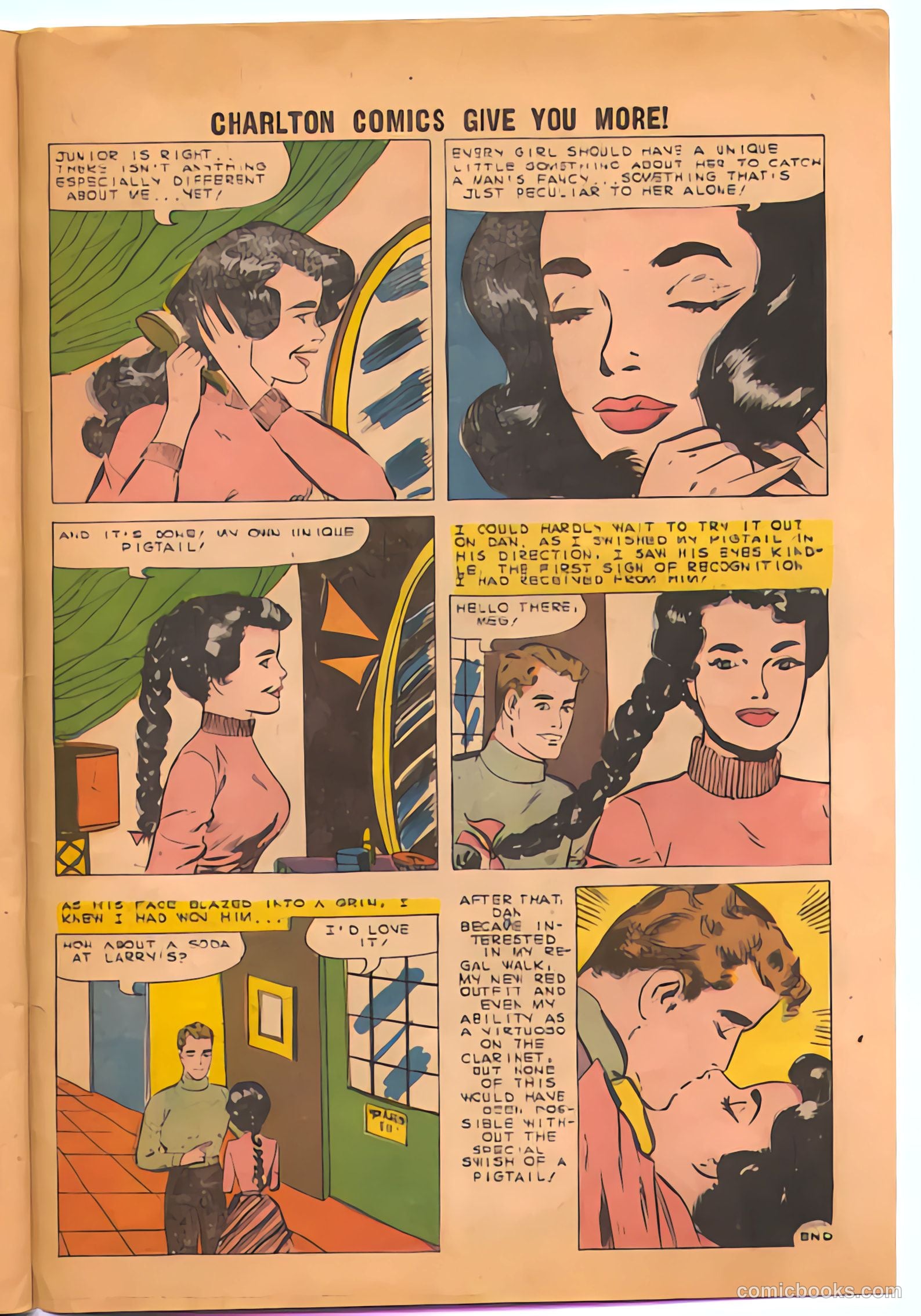 Teen-Age Love #14 (1960) — page 33 of 36