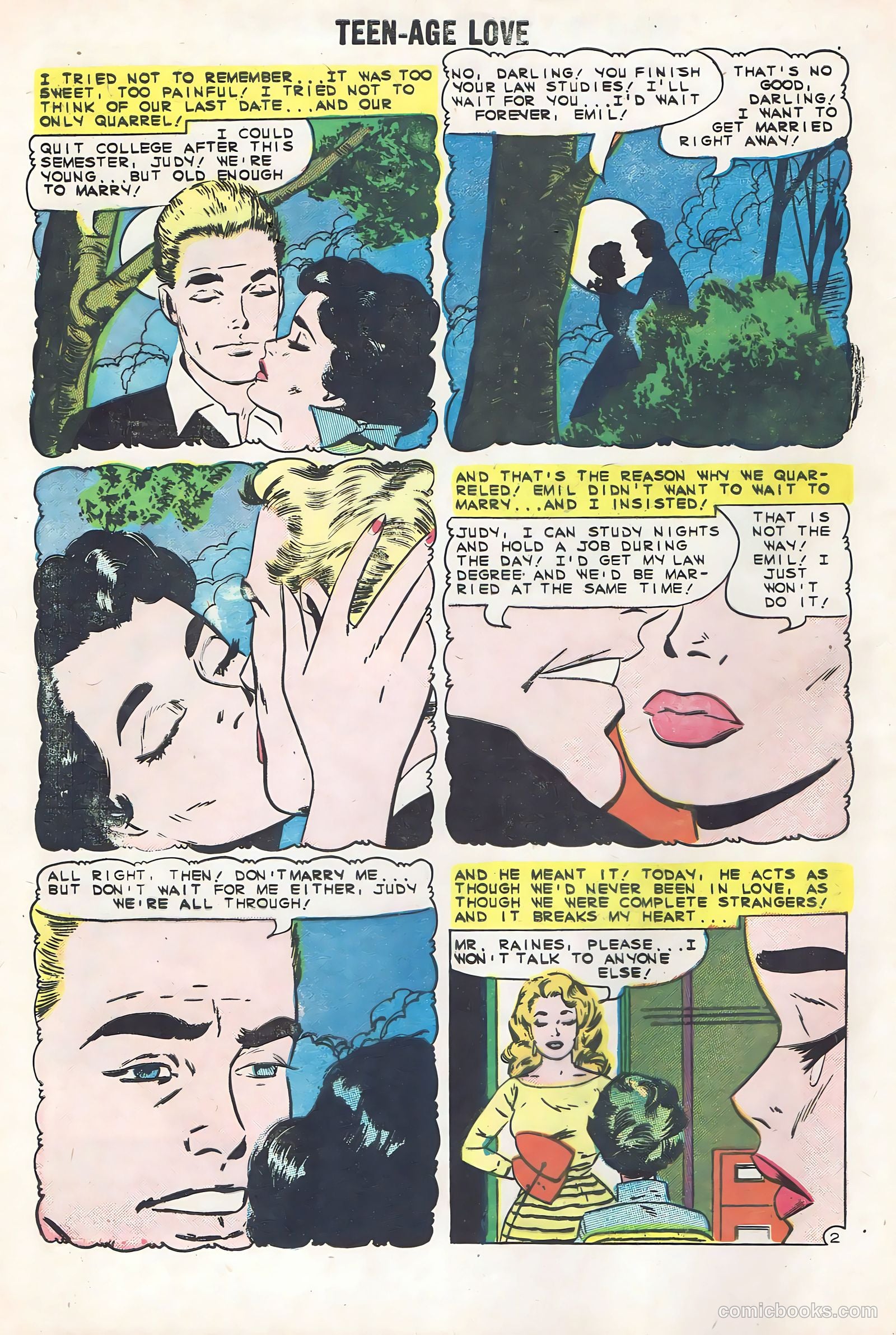 Teen-Age Love #15 (1960) — page 4 of 36
