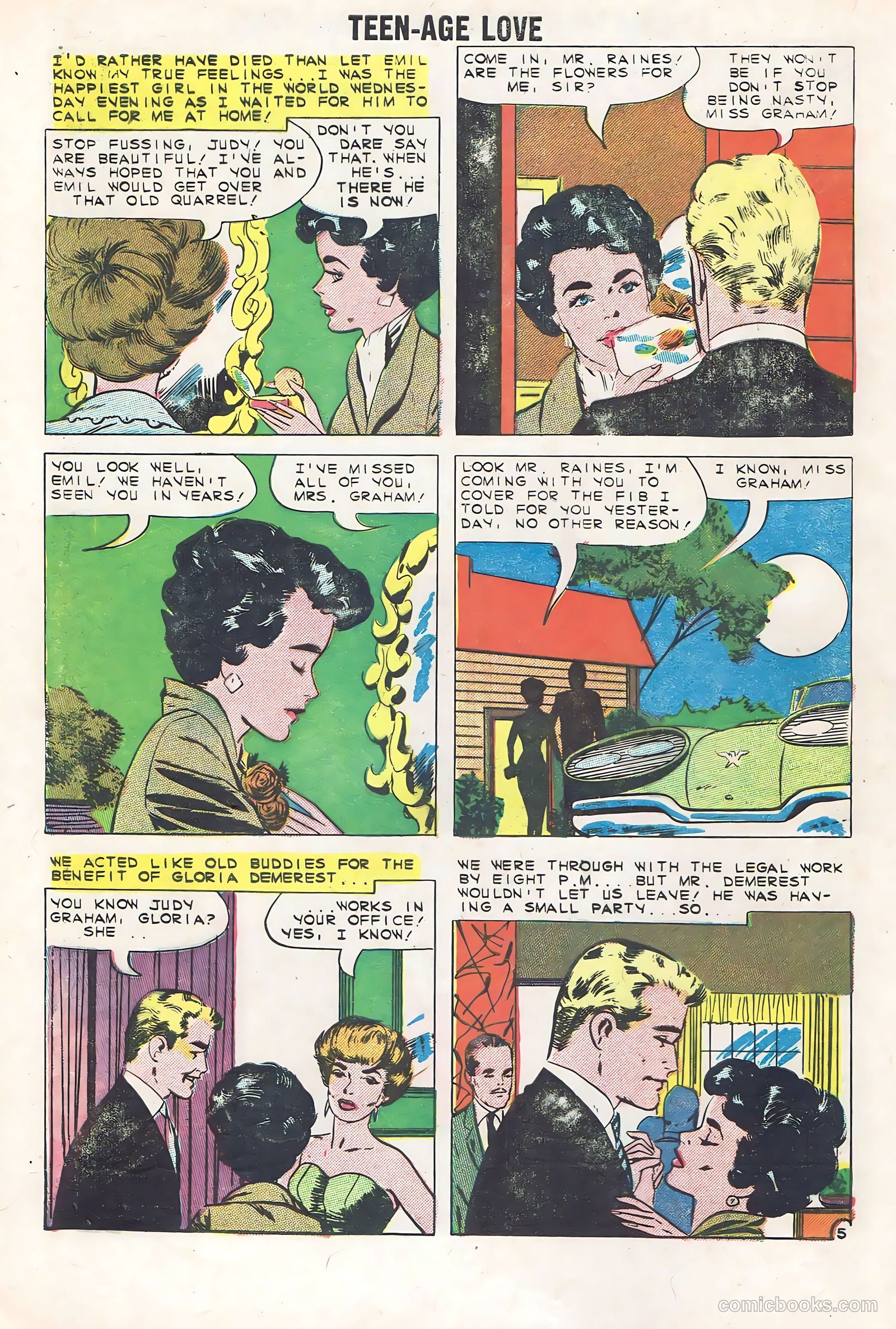 Teen-Age Love #15 (1960) — page 8 of 36