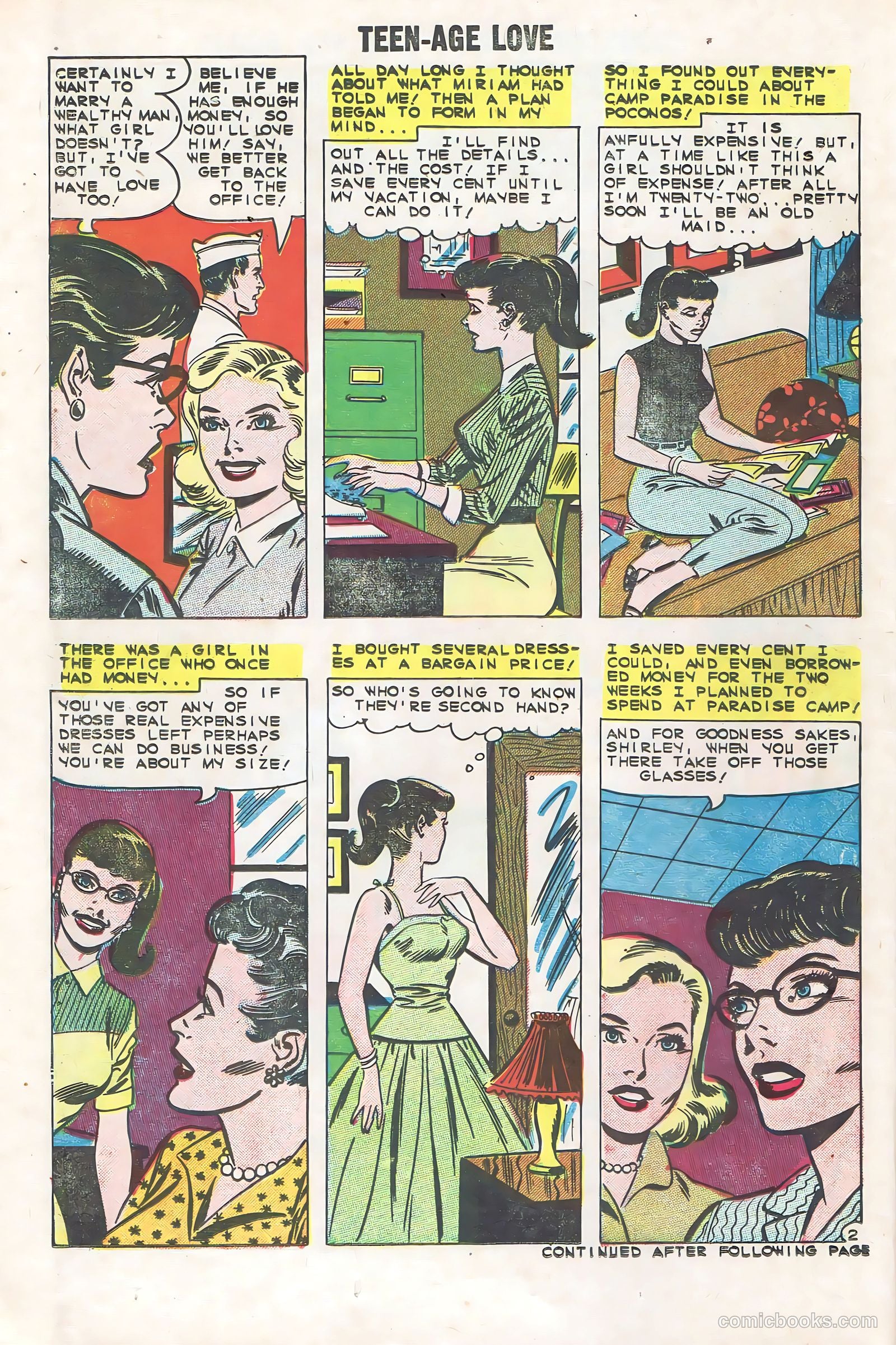 Teen-Age Love #15 (1960) — page 14 of 36