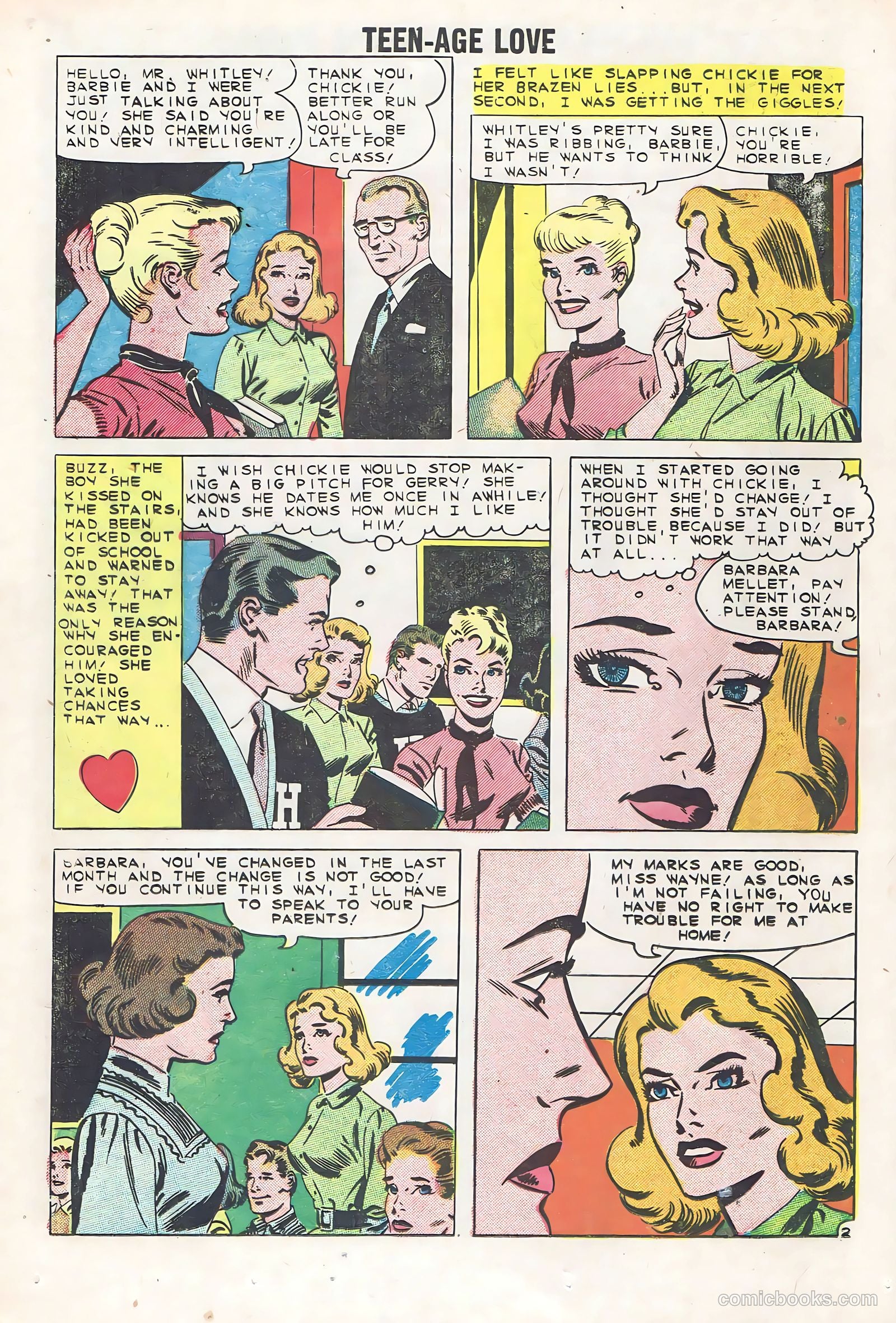 Teen-Age Love #15 (1960) — page 24 of 36