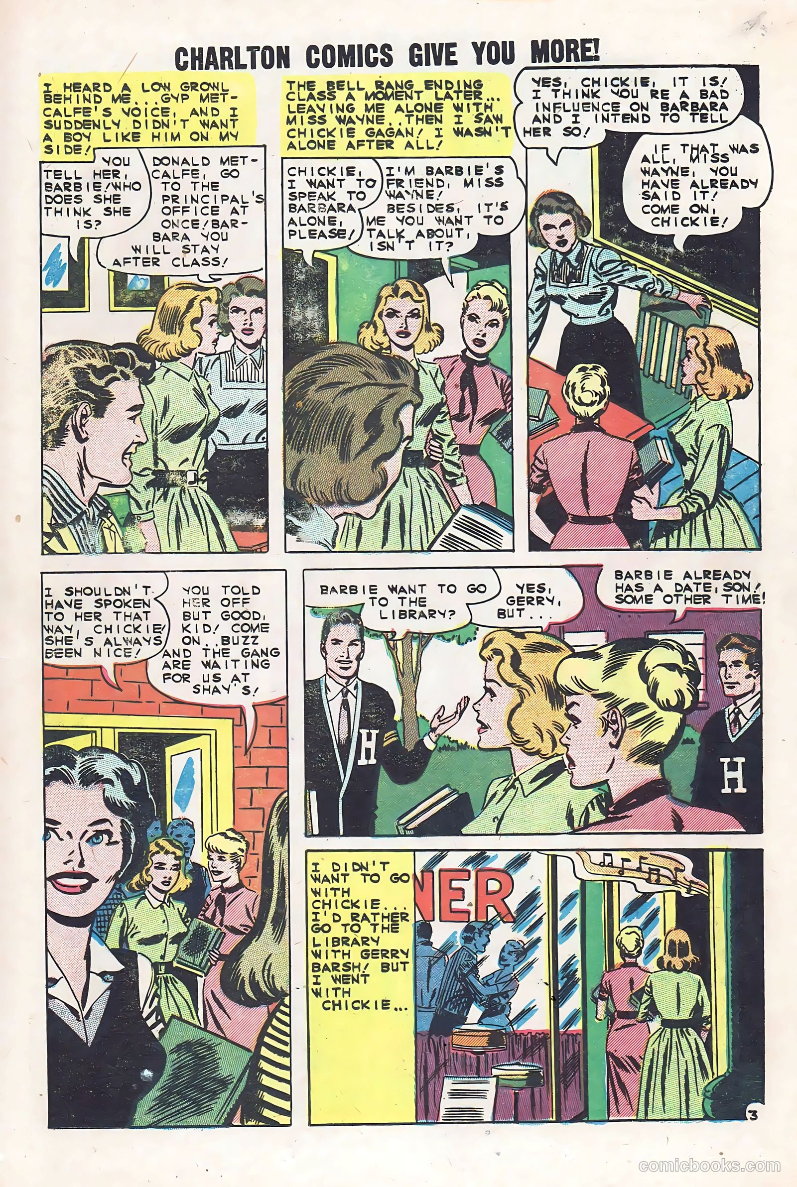 Teen-Age Love #15 (1960) — page 25 of 36