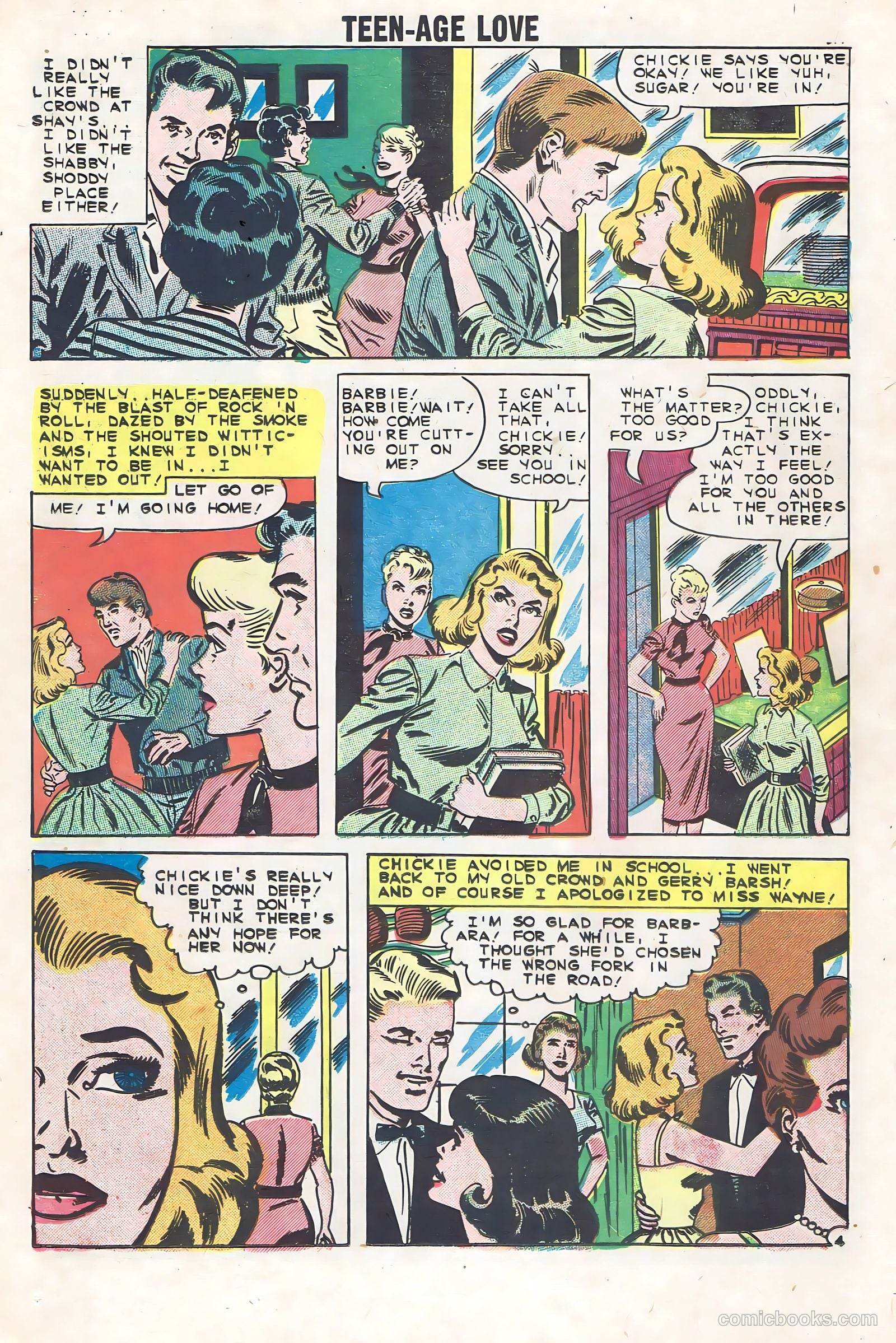 Teen-Age Love #15 (1960) — page 26 of 36