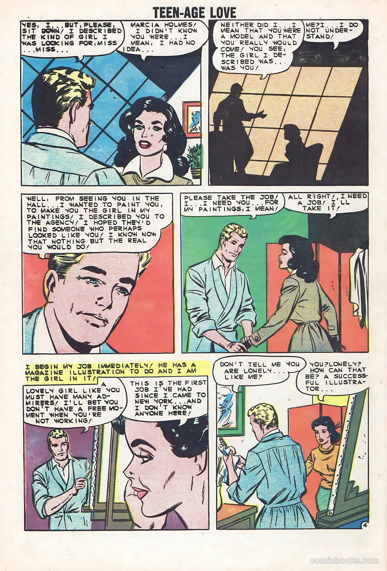 Teen-Age Love #15 (1960) — page 32 of 36