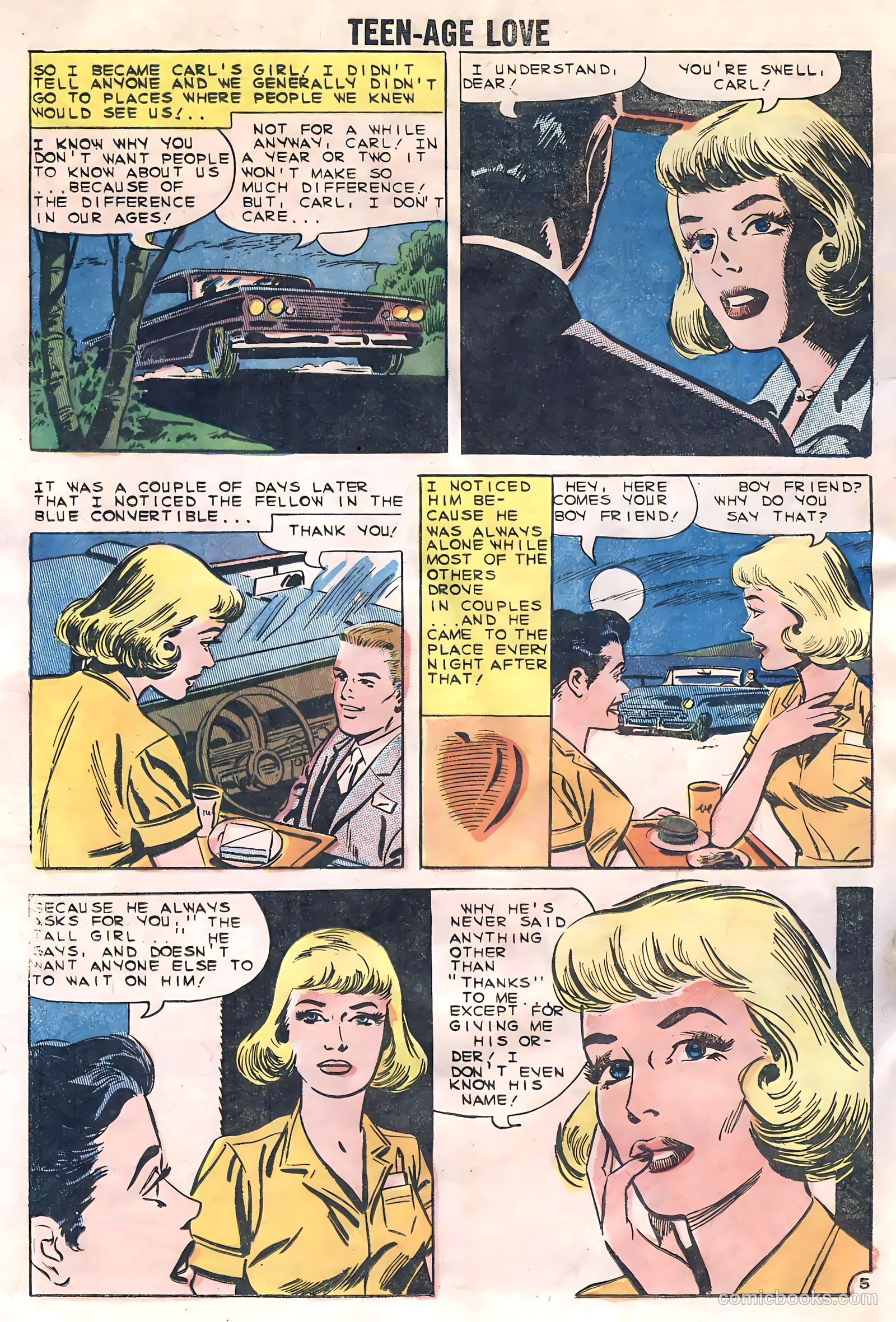 Teen-Age Love #16 (1960) — page 16 of 36