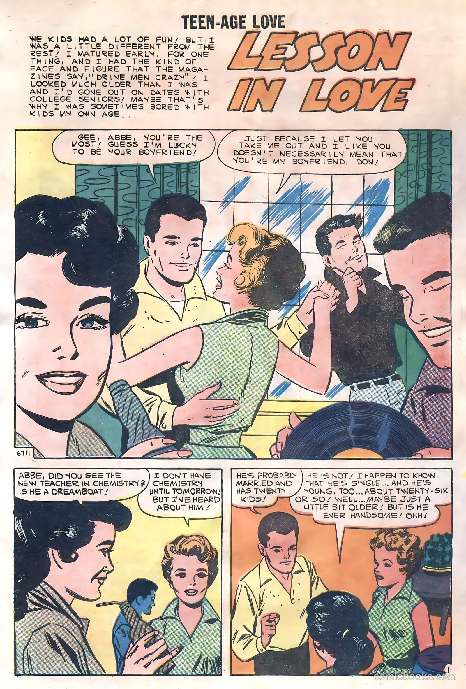 Teen-Age Love #16 (1960) — page 28 of 36