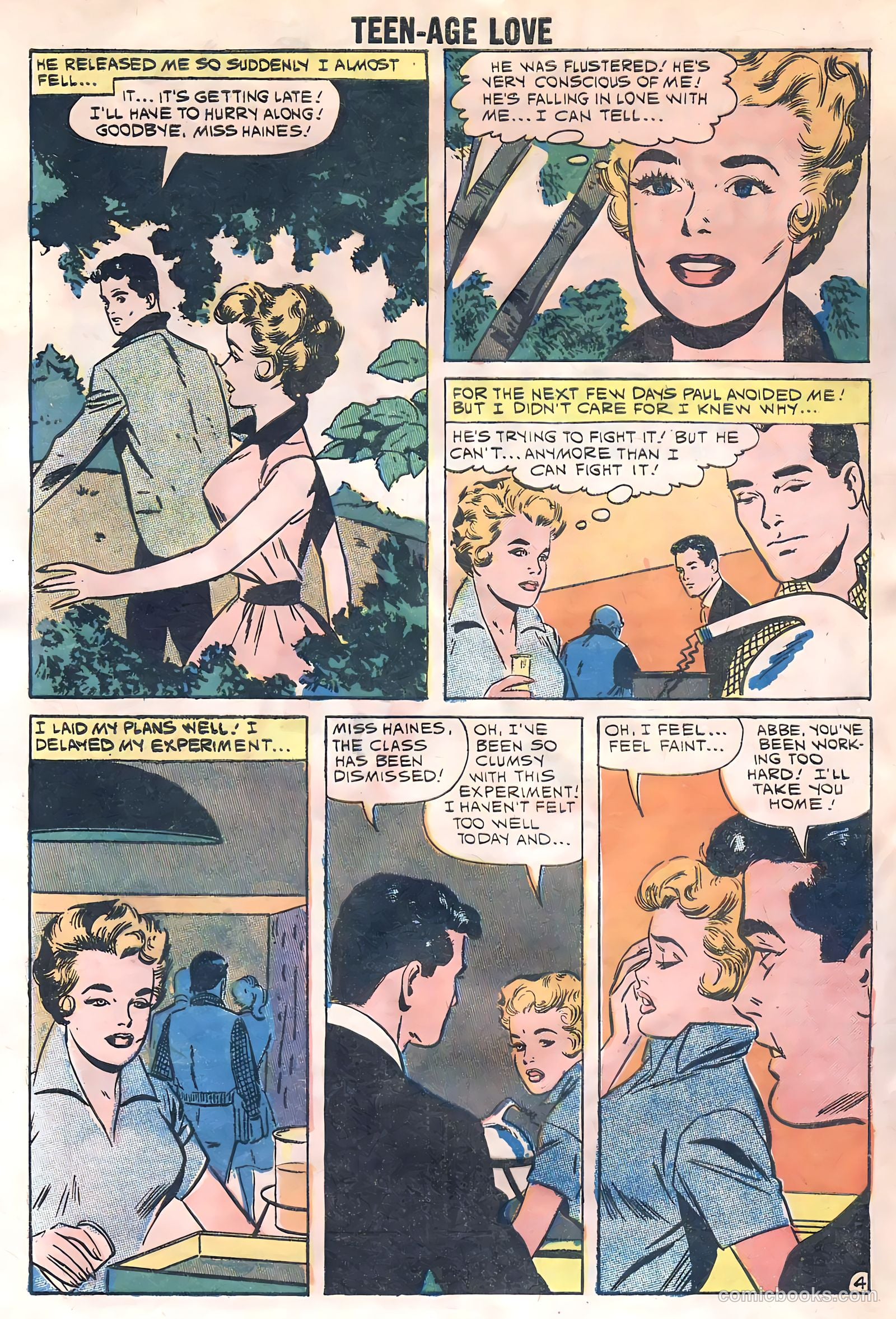 Teen-Age Love #16 (1960) — page 32 of 36