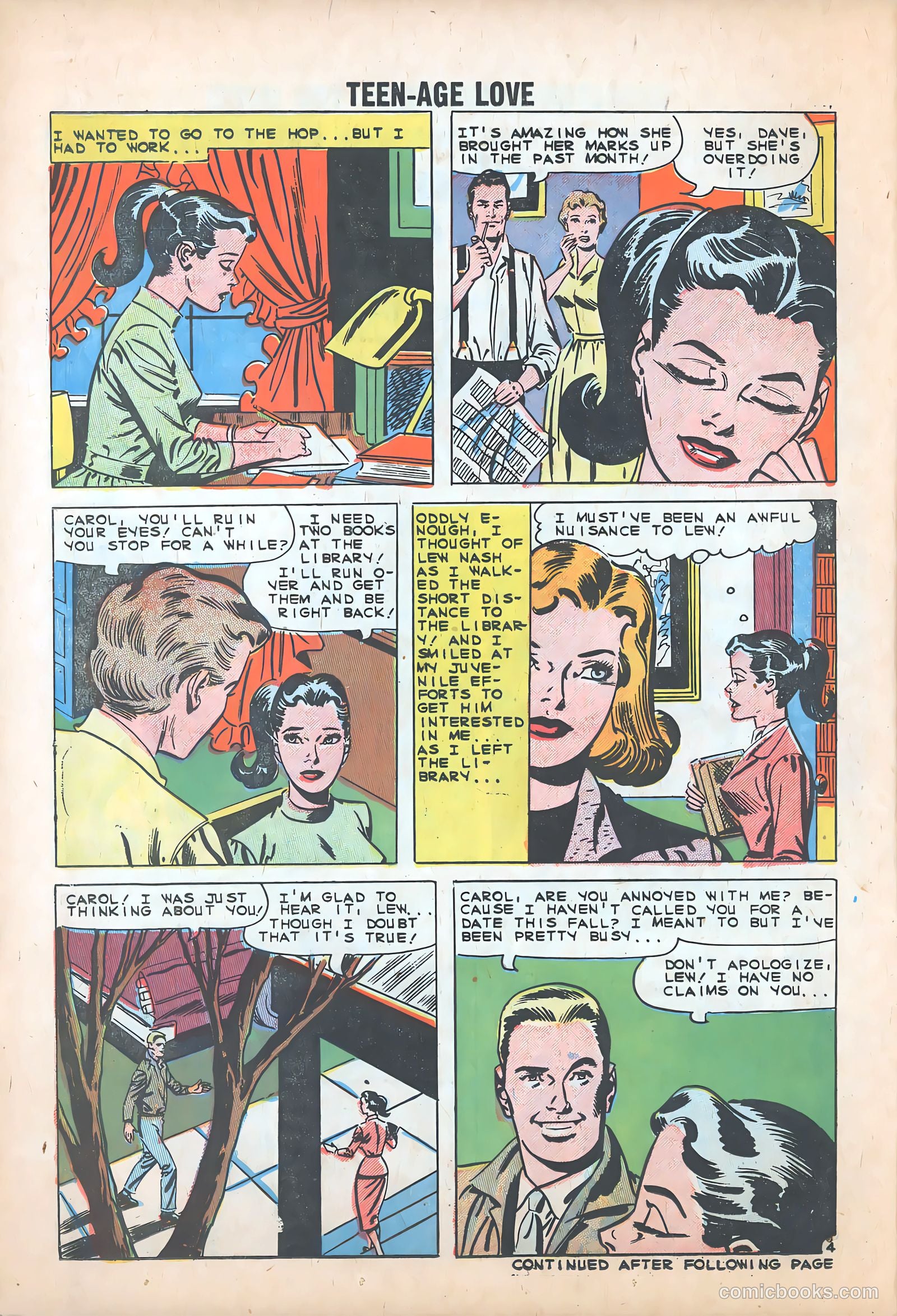 Teen-Age Love #17 (1960) — page 14 of 36