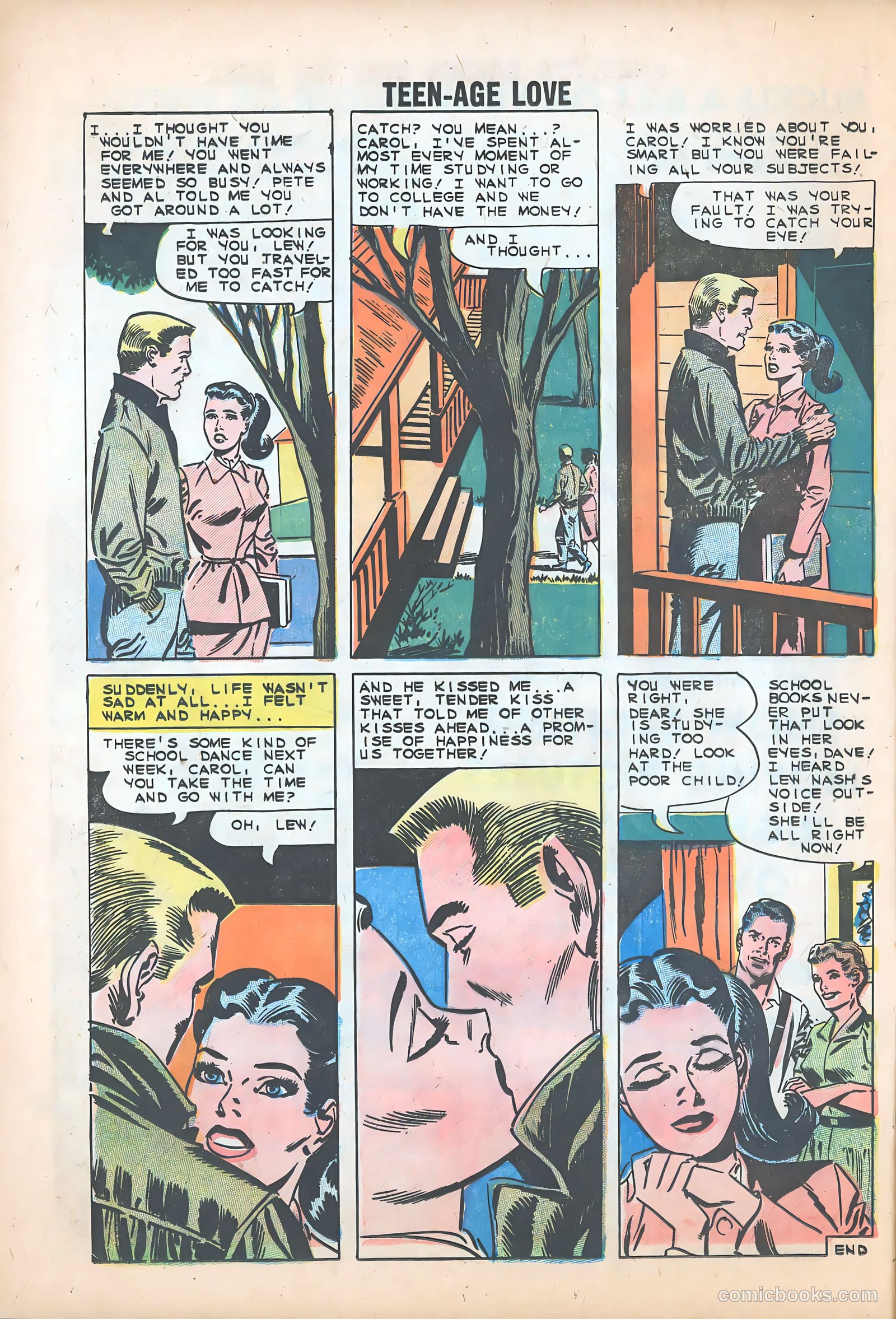 Teen-Age Love #17 (1960) — page 16 of 36