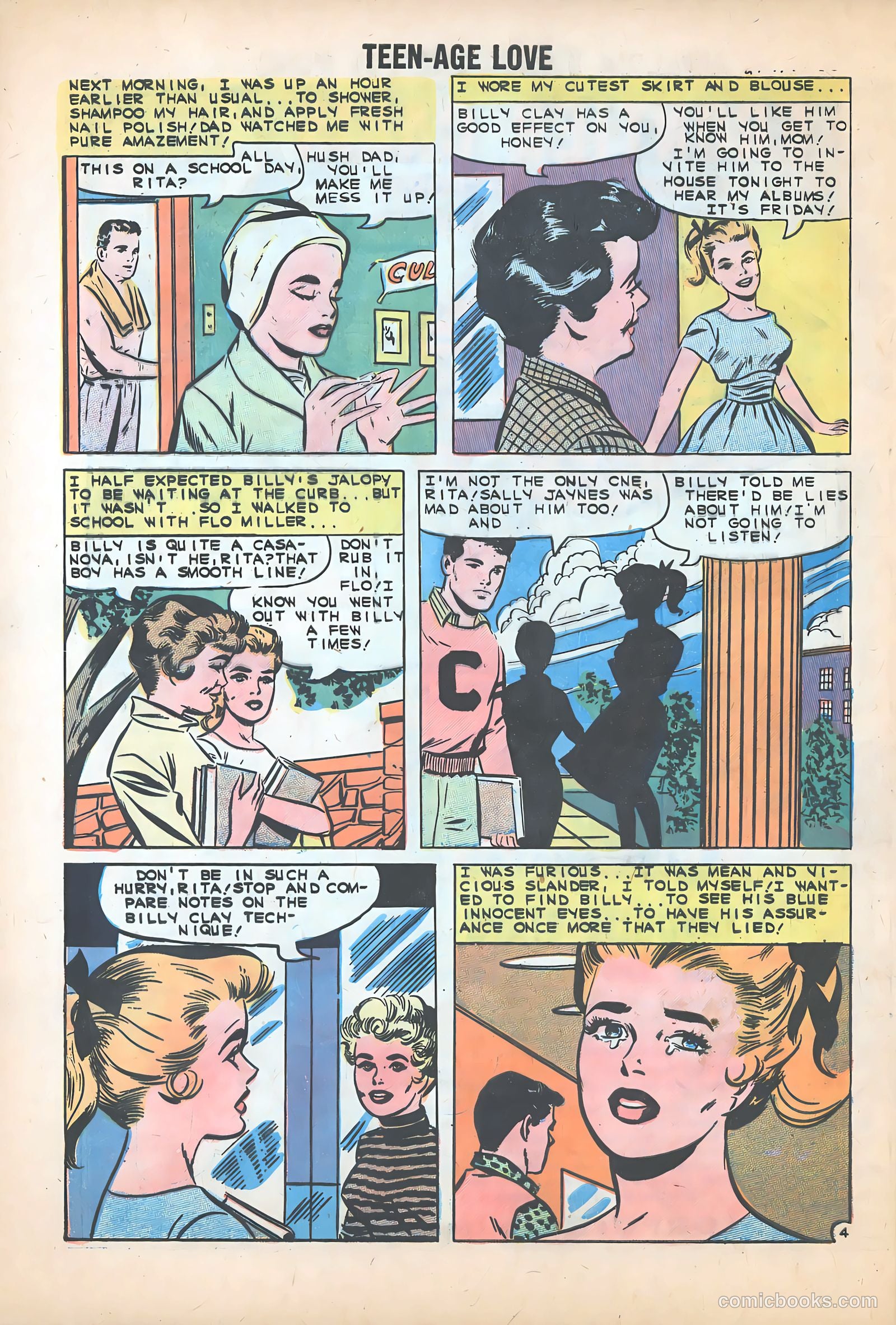 Teen-Age Love #17 (1960) — page 32 of 36