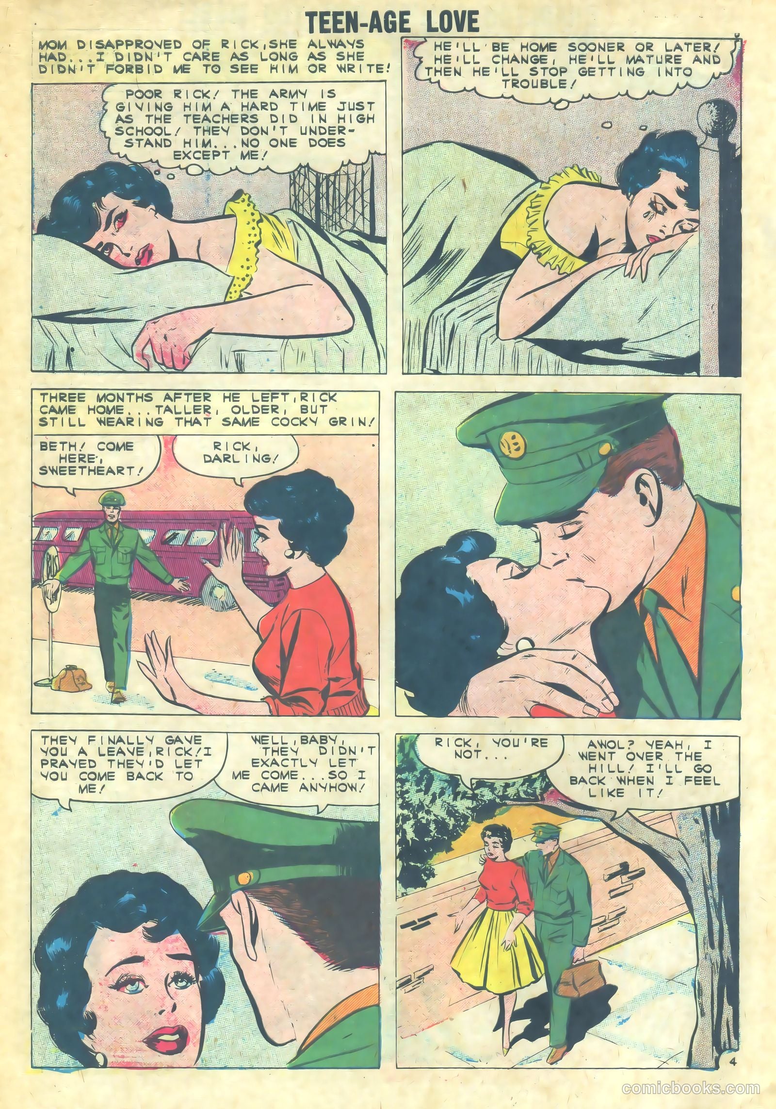 Teen-Age Love #20 (1961) — page 10 of 36