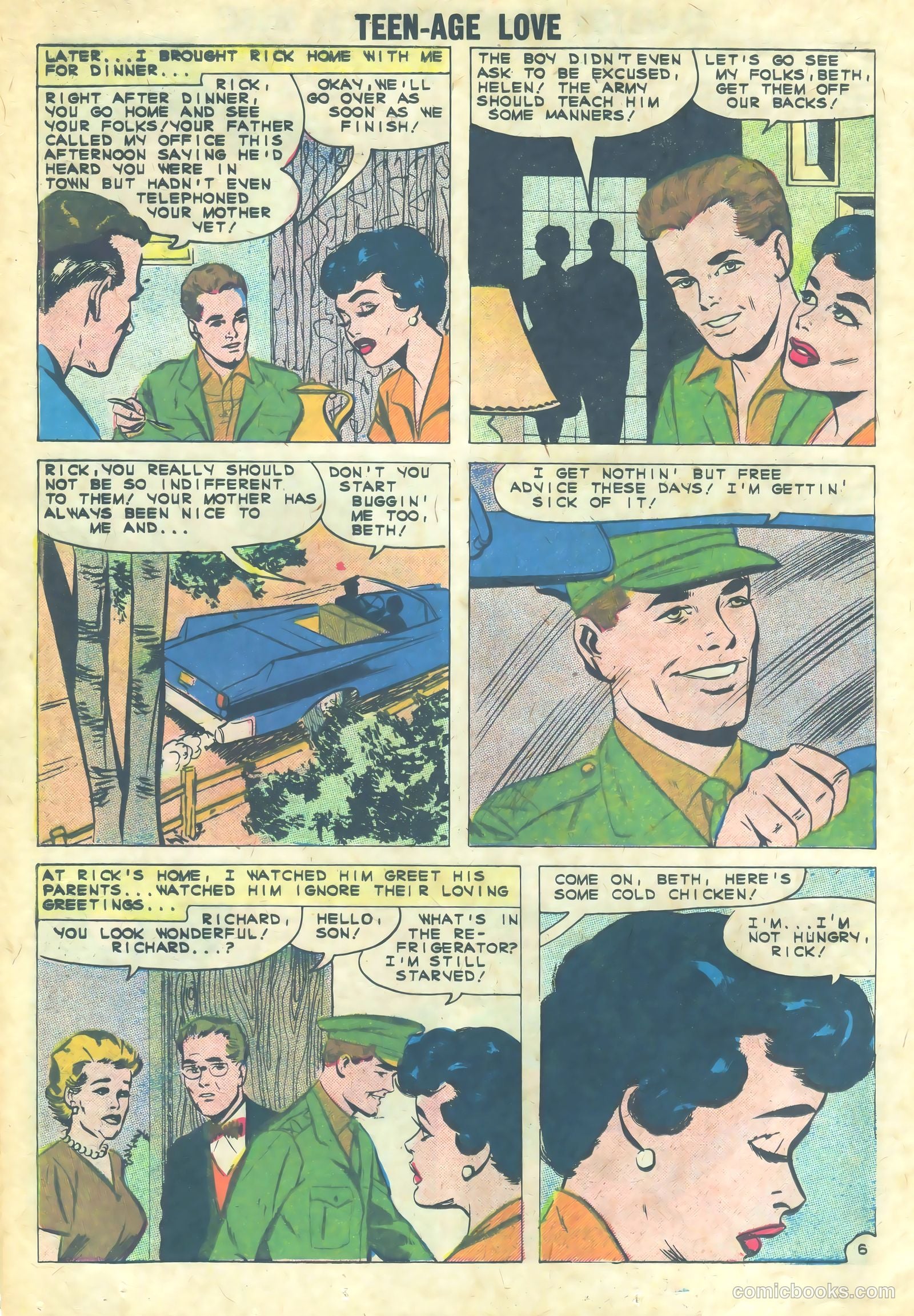 Teen-Age Love #20 (1961) — page 12 of 36
