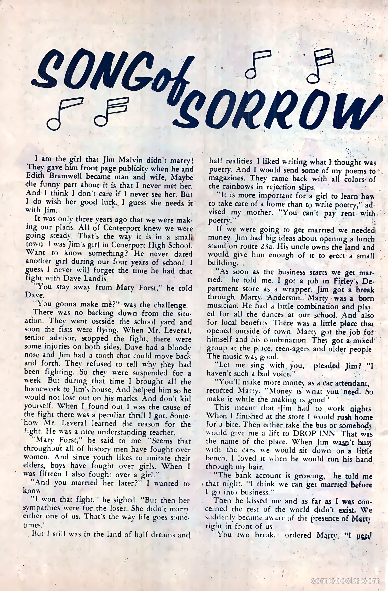Teen-Age Love #23 (1961) — page 21 of 37
