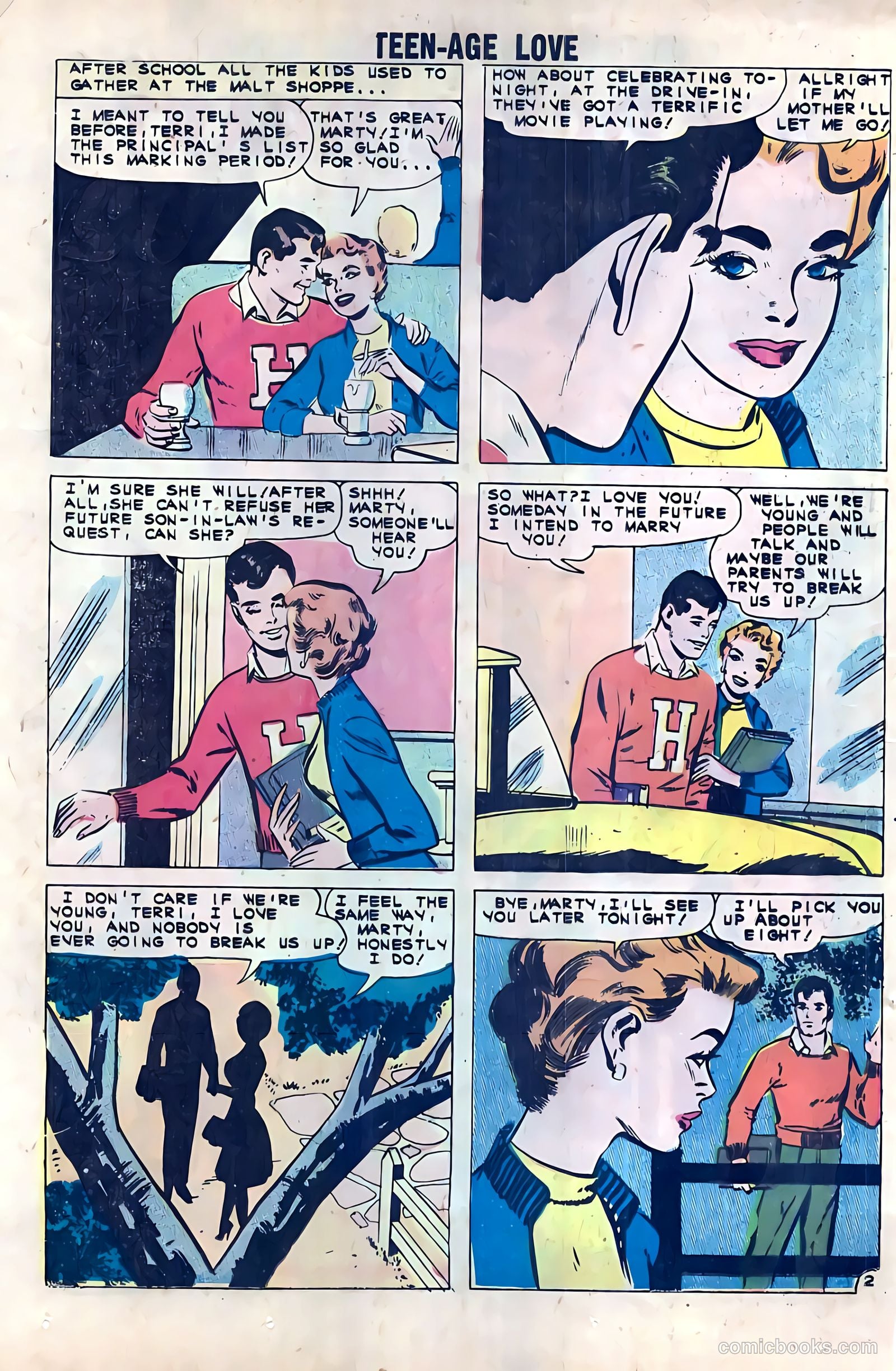 Teen-Age Love #23 (1961) — page 25 of 37