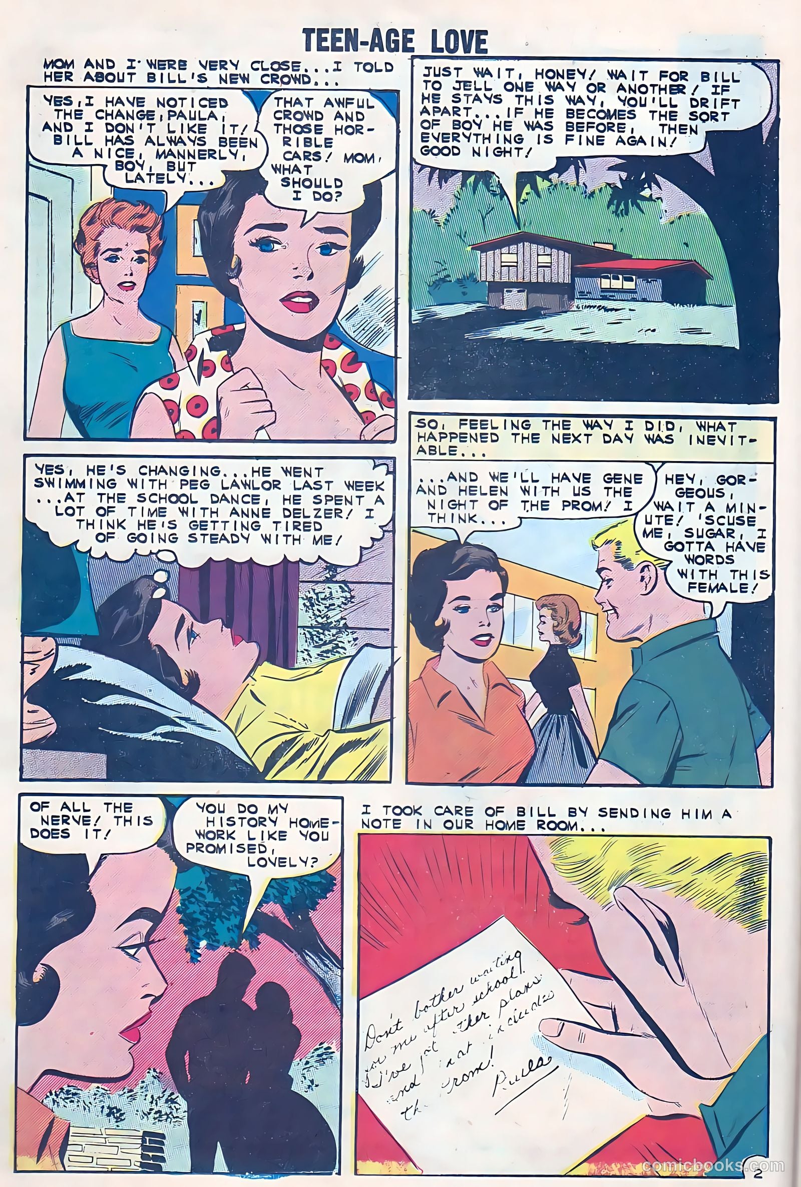 Teen-Age Love #24 (1962) — page 16 of 36