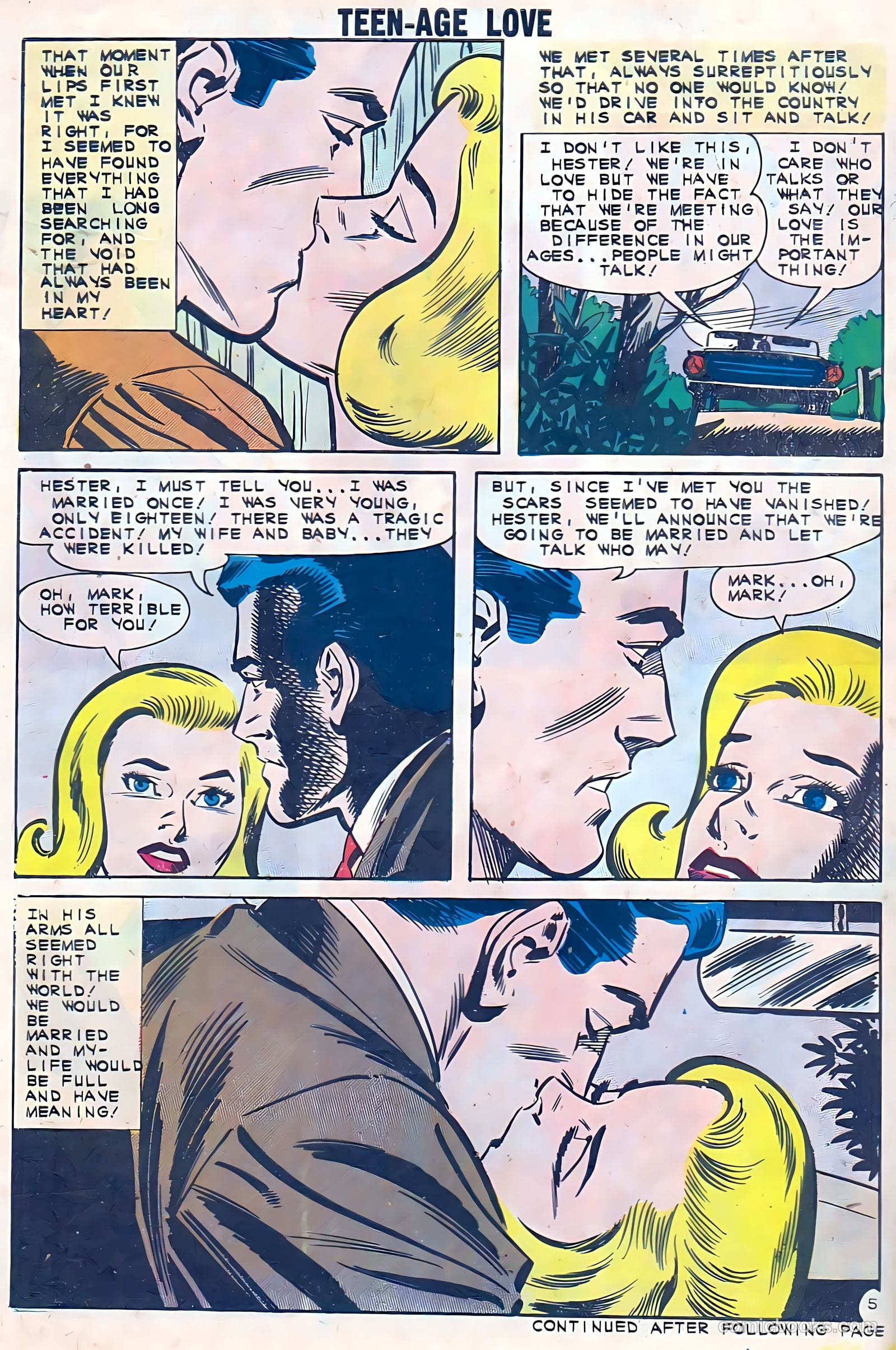 Teen-Age Love #24 (1962) — page 30 of 36
