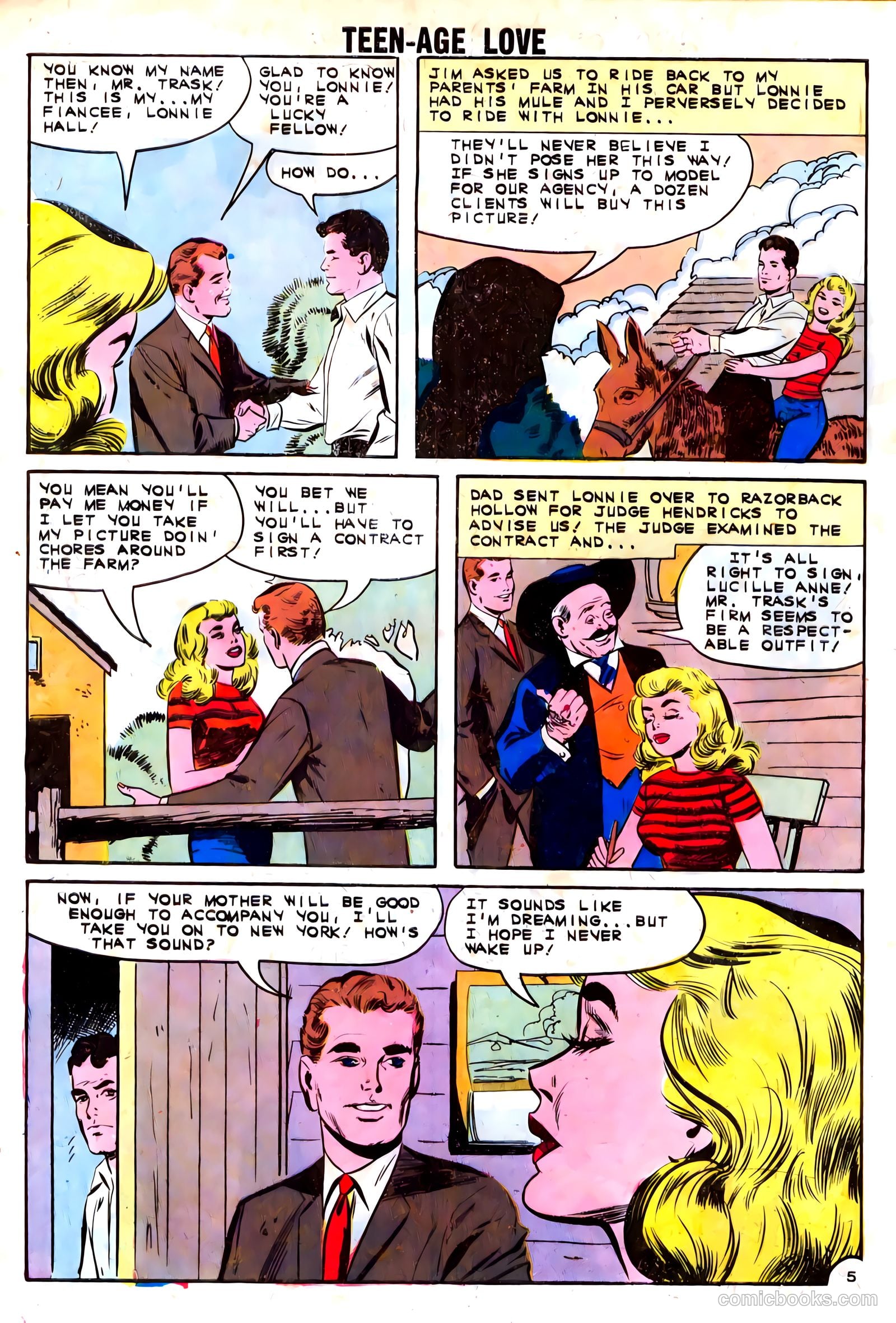 Teen-Age Love #26 (1962) — page 8 of 36
