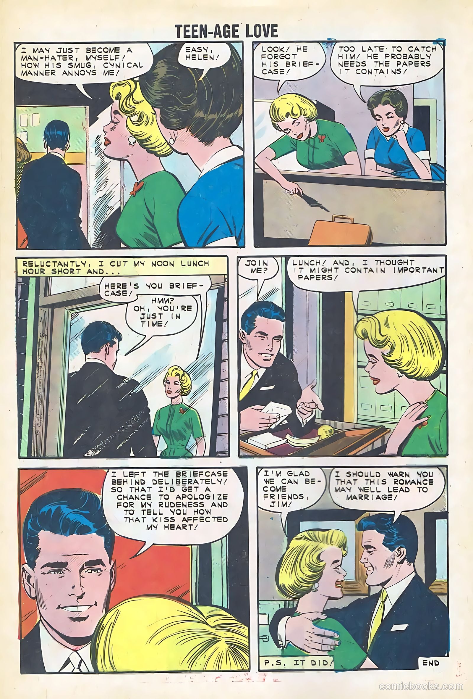 Teen-Age Love #28 (1962) — page 8 of 36