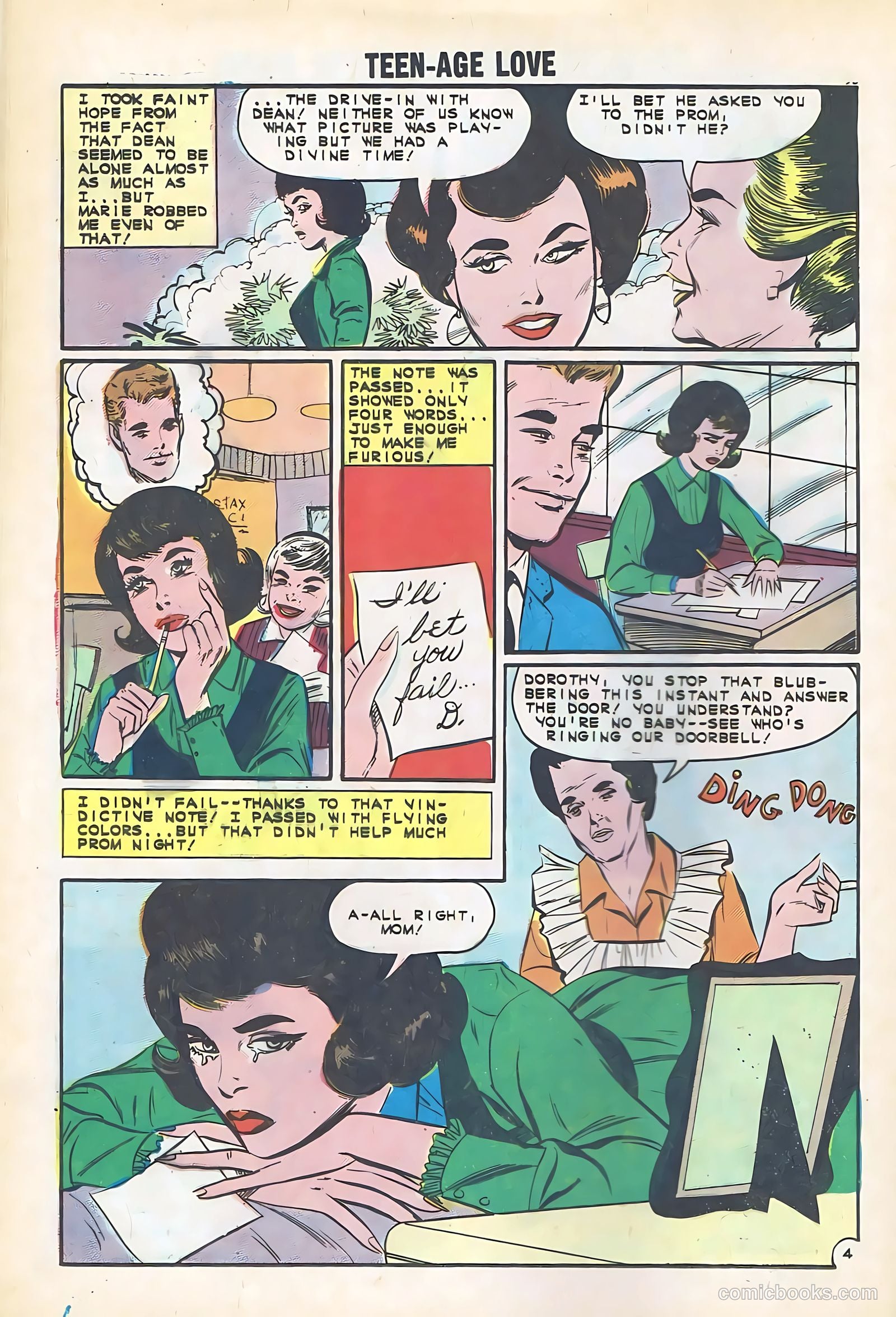 Teen-Age Love #28 (1962) — page 12 of 36