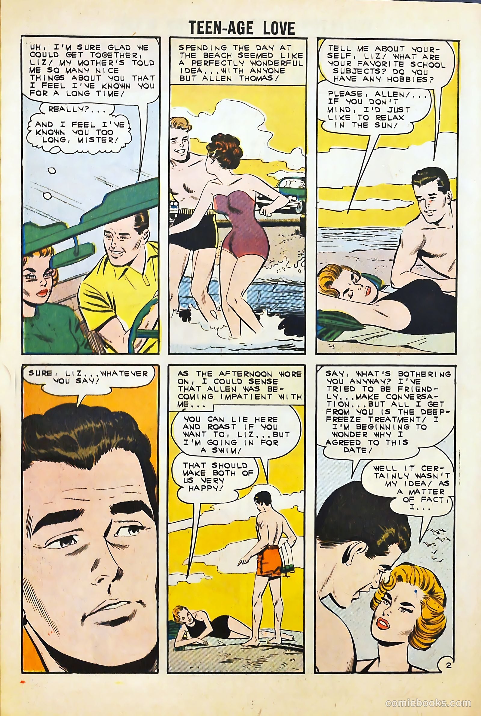 Teen-Age Love #29 (1962) — page 10 of 36
