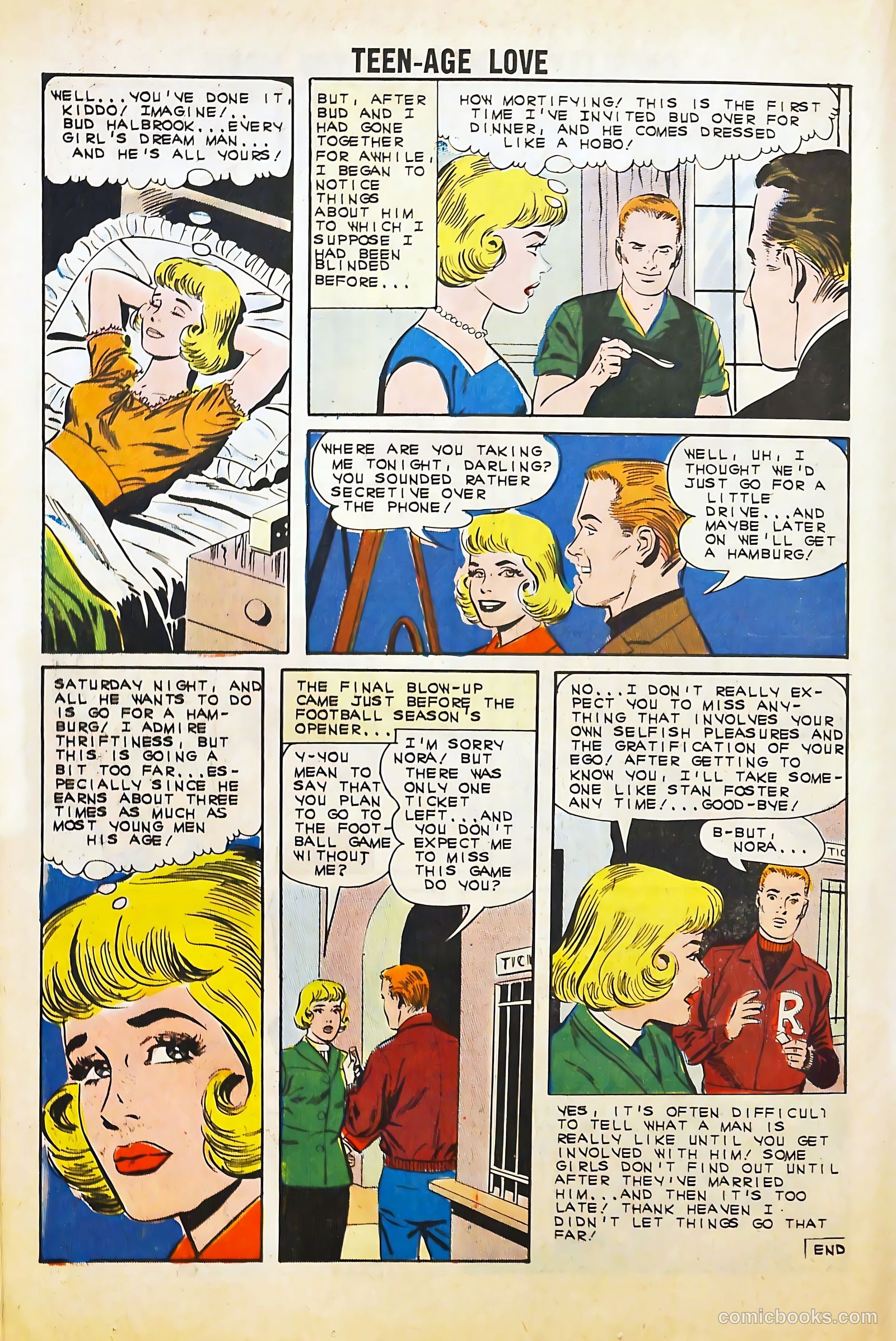 Teen-Age Love #29 (1962) — page 18 of 36