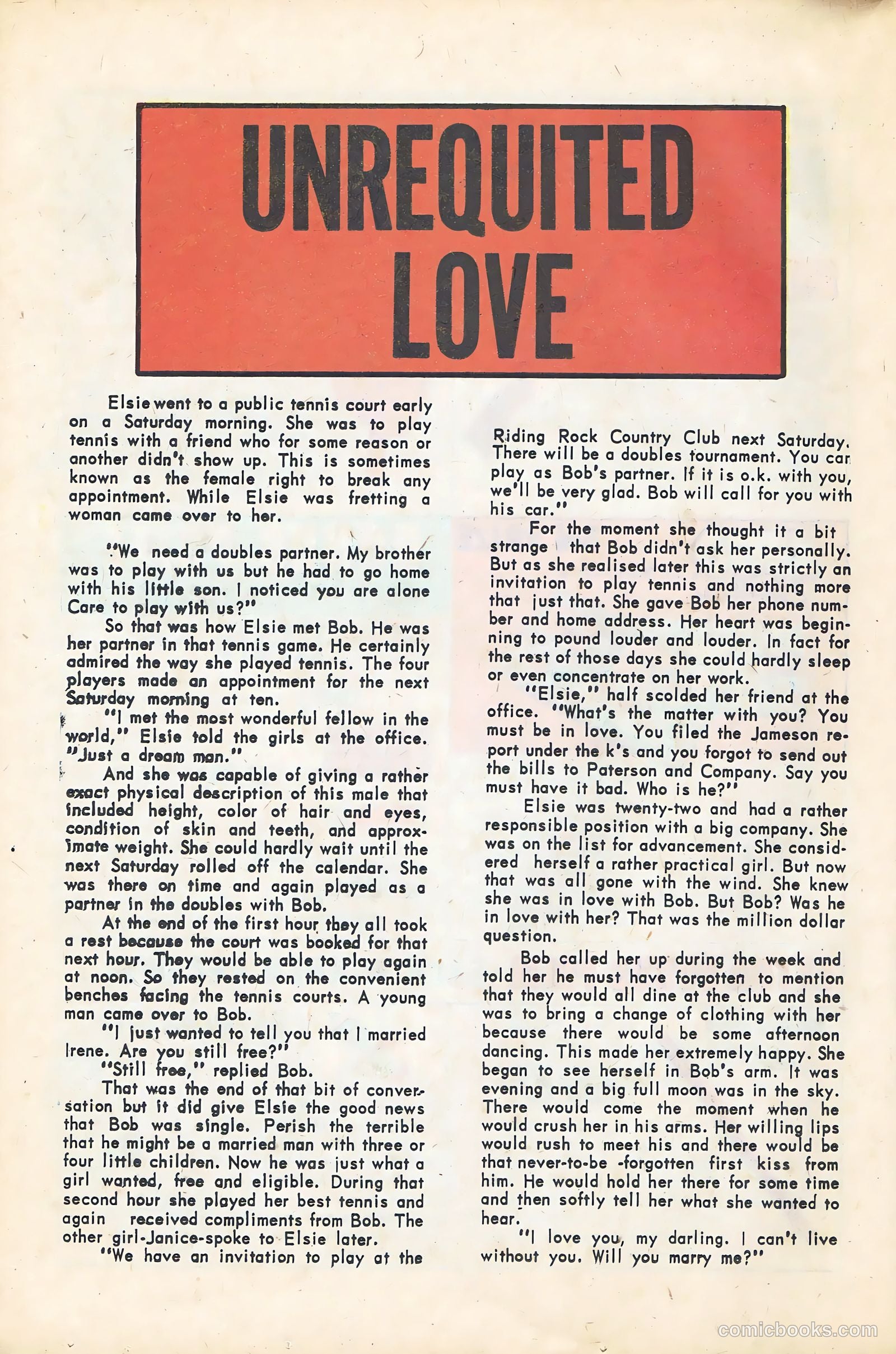 Teen-Age Love #30 (1963) — page 20 of 36