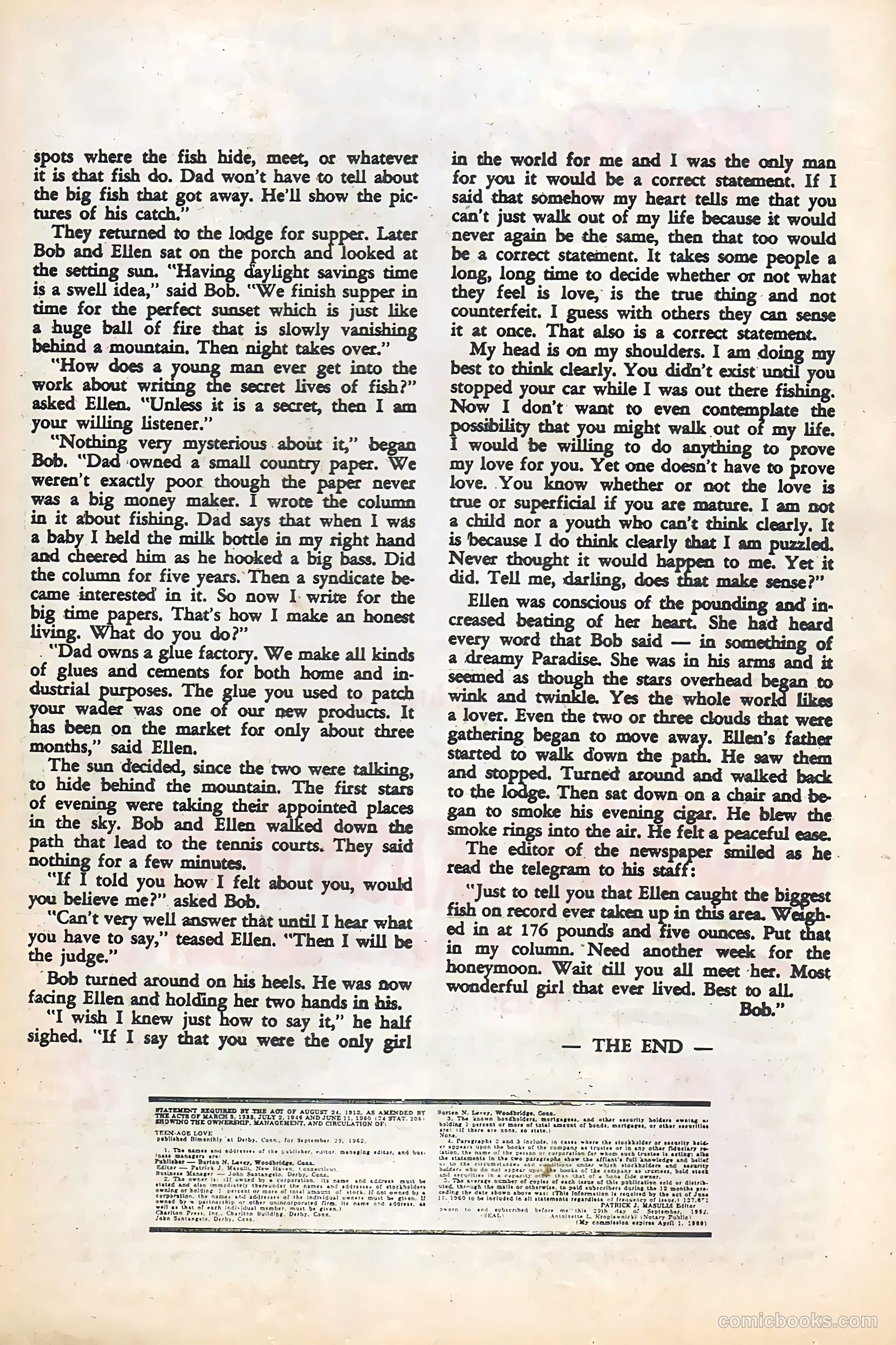 Teen-Age Love #31 (1963) — page 21 of 36