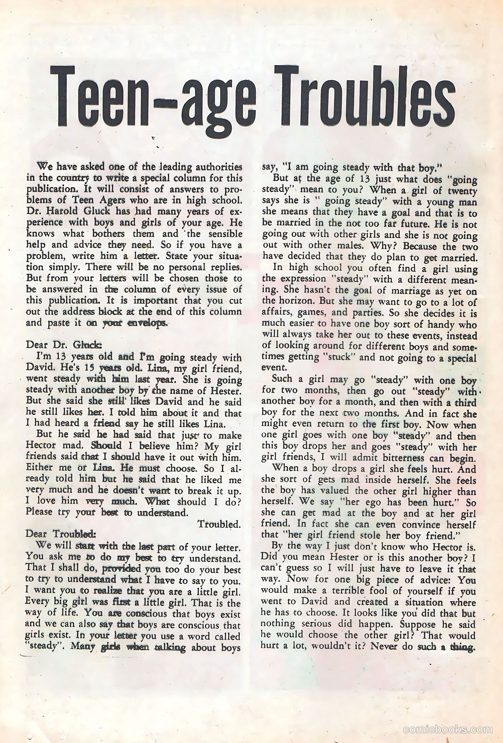 Teen-Age Love #34 (1963) — page 20 of 36