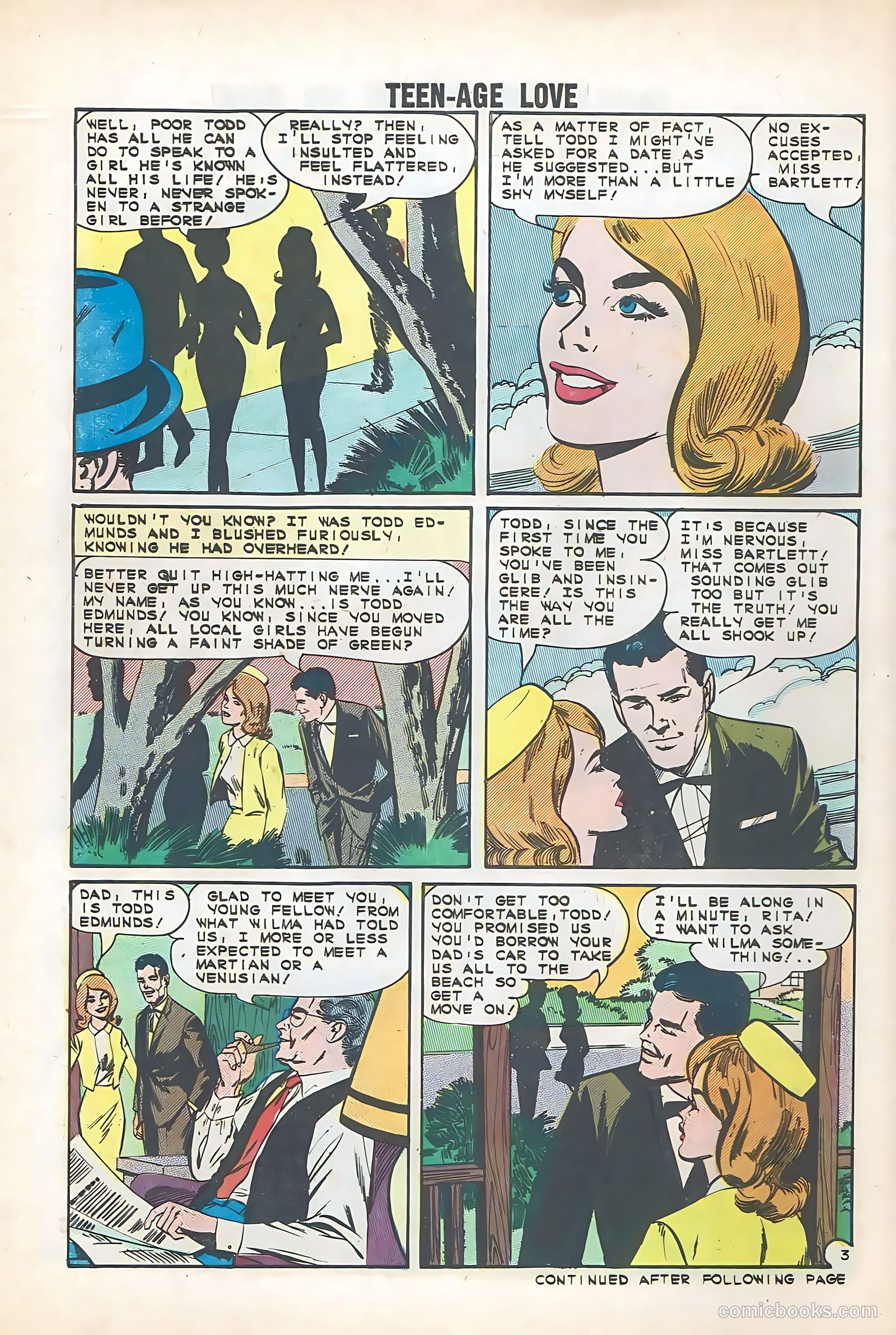 Teen-Age Love #37 (1964) — page 30 of 36