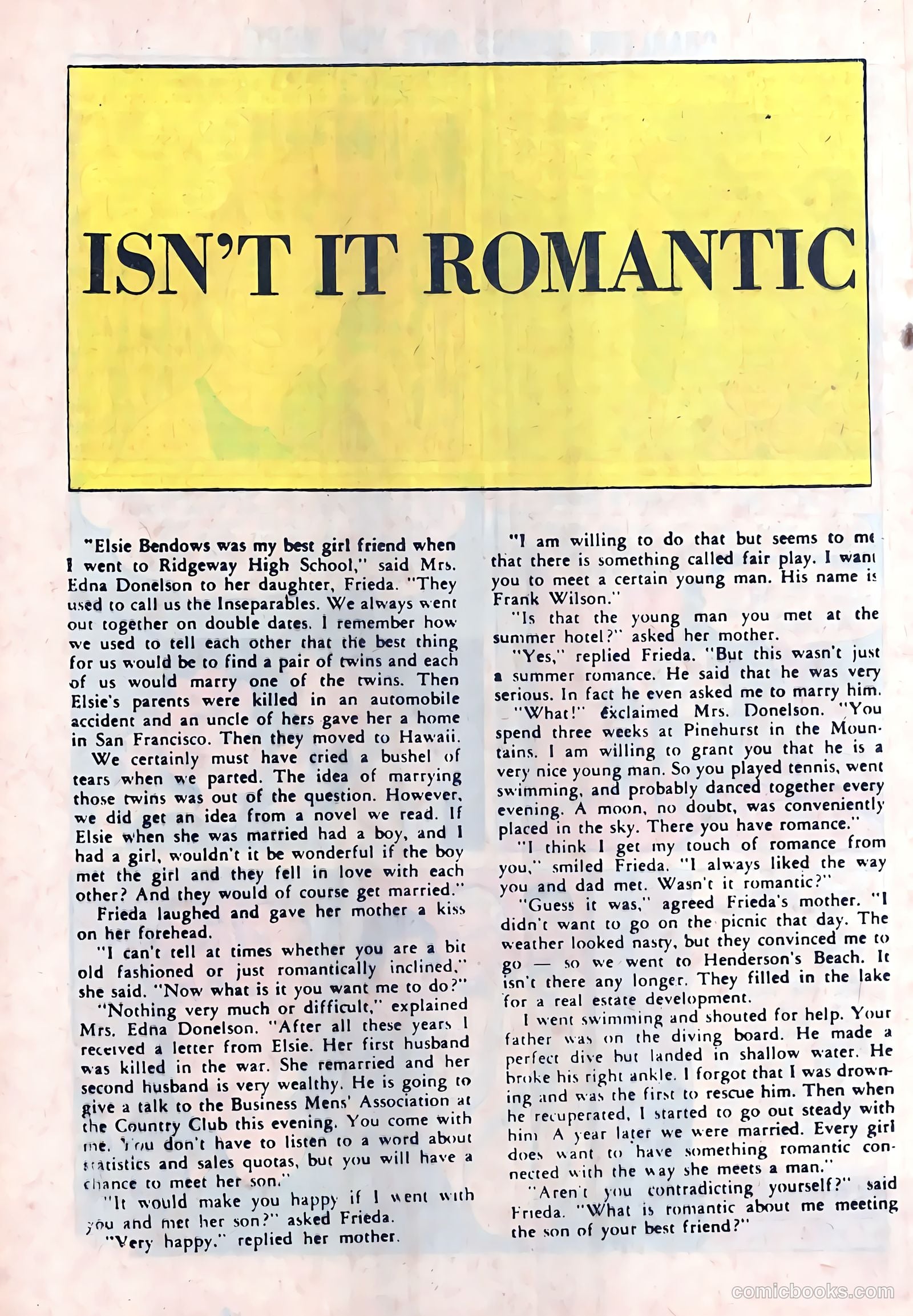 Teen-Age Love #38 (1964) — page 20 of 36