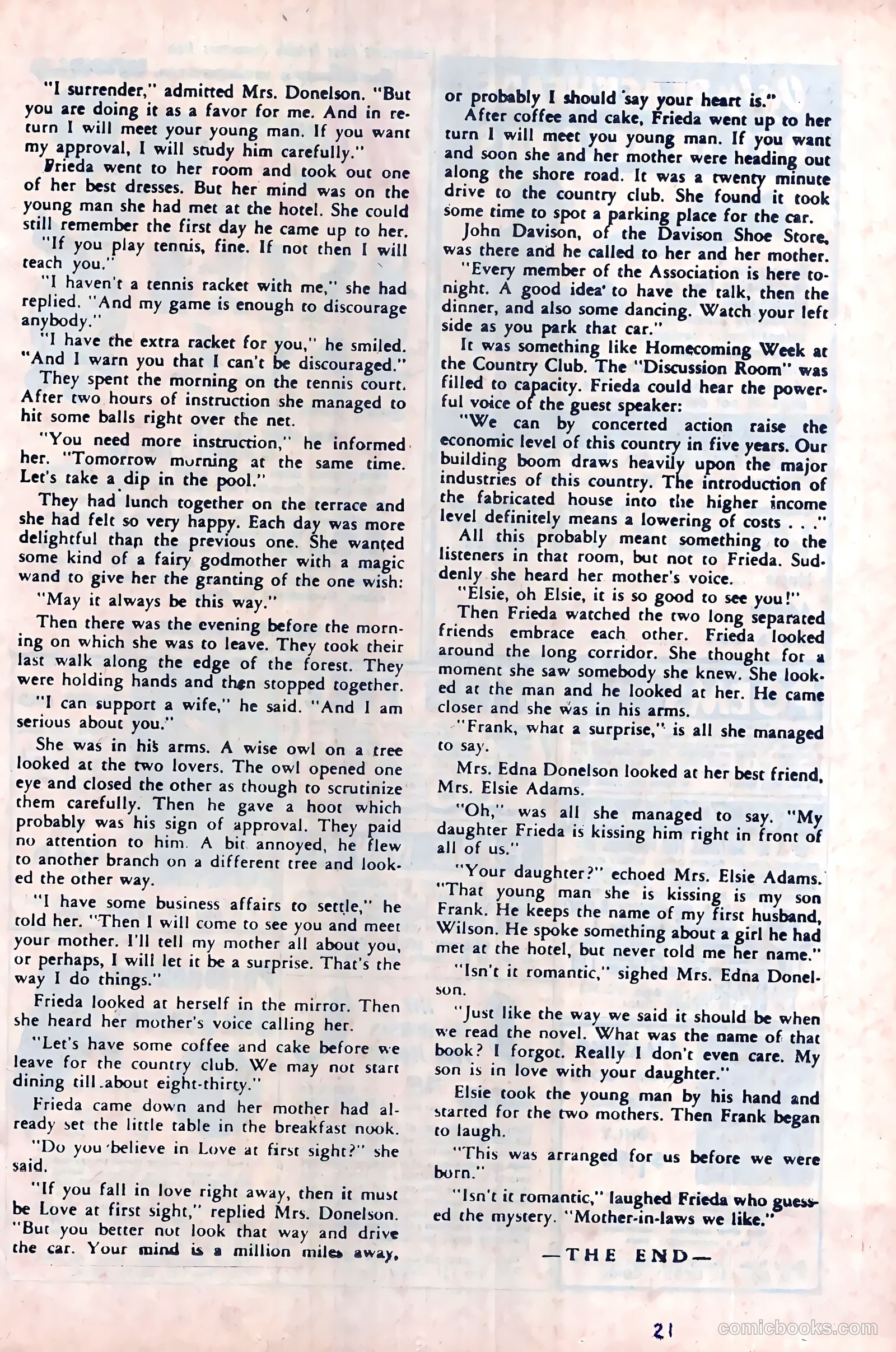Teen-Age Love #38 (1964) — page 21 of 36