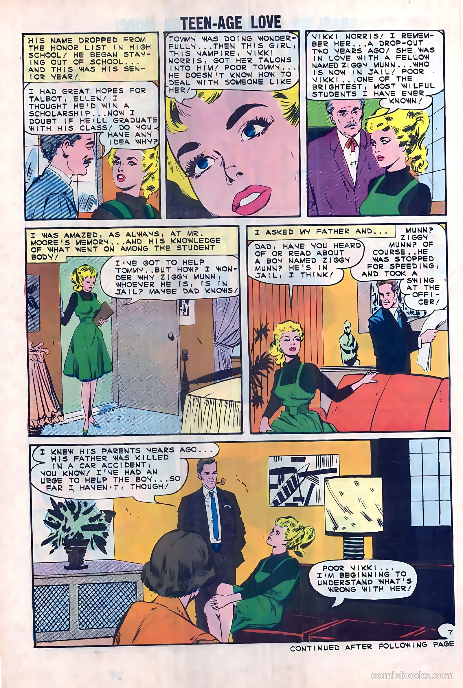 Teen-Age Love #38 (1964) — page 30 of 36