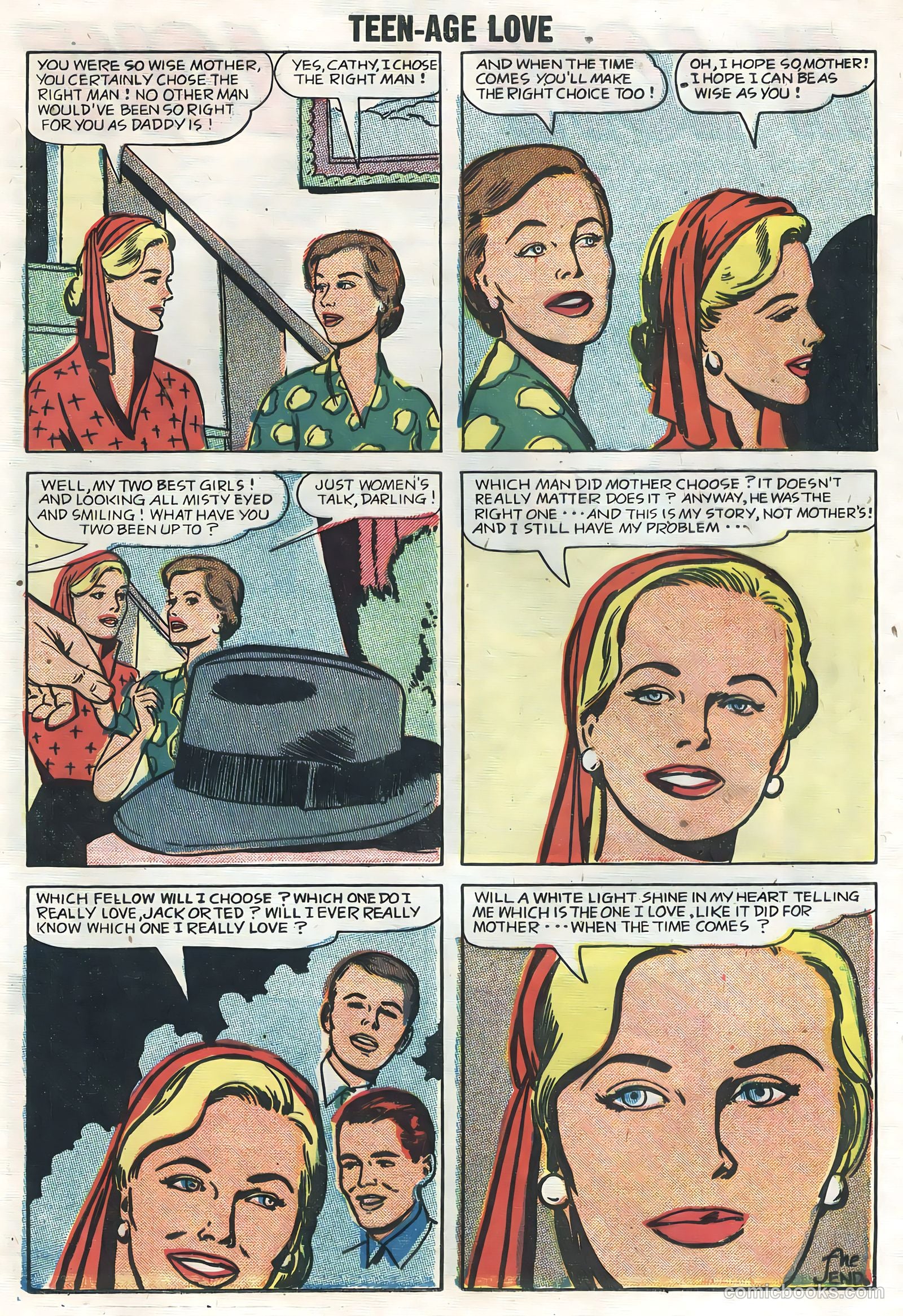 Teen-Age Love #4 (1958) — page 13 of 36