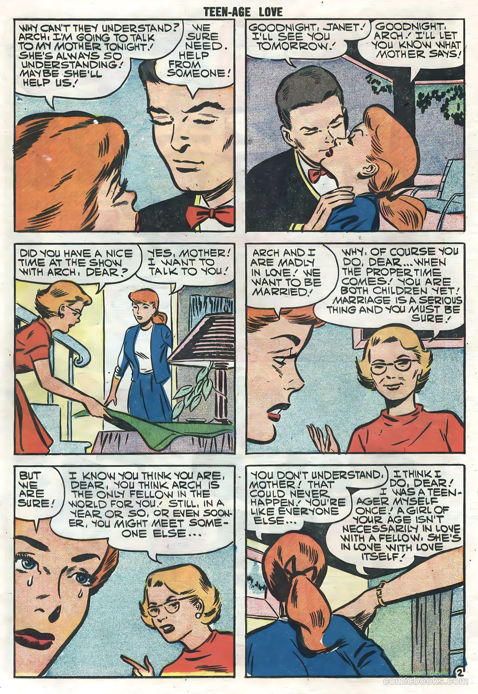 Teen-Age Love #4 (1958) — page 16 of 36