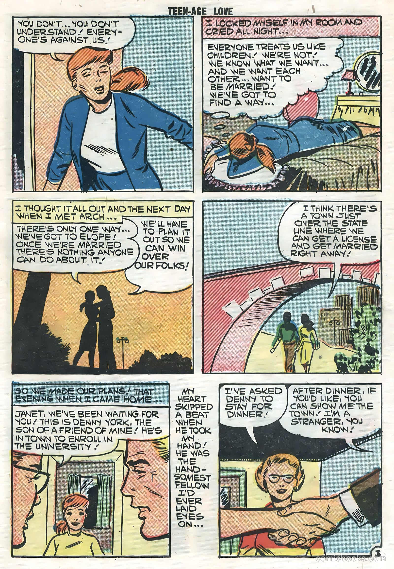 Teen-Age Love #4 (1958) — page 17 of 36