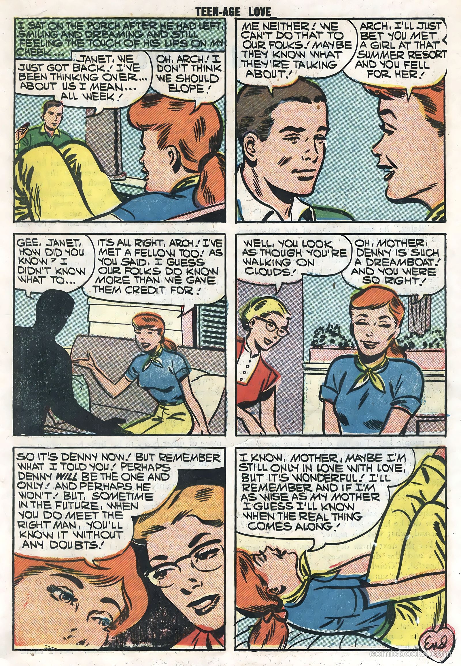 Teen-Age Love #4 (1958) — page 19 of 36